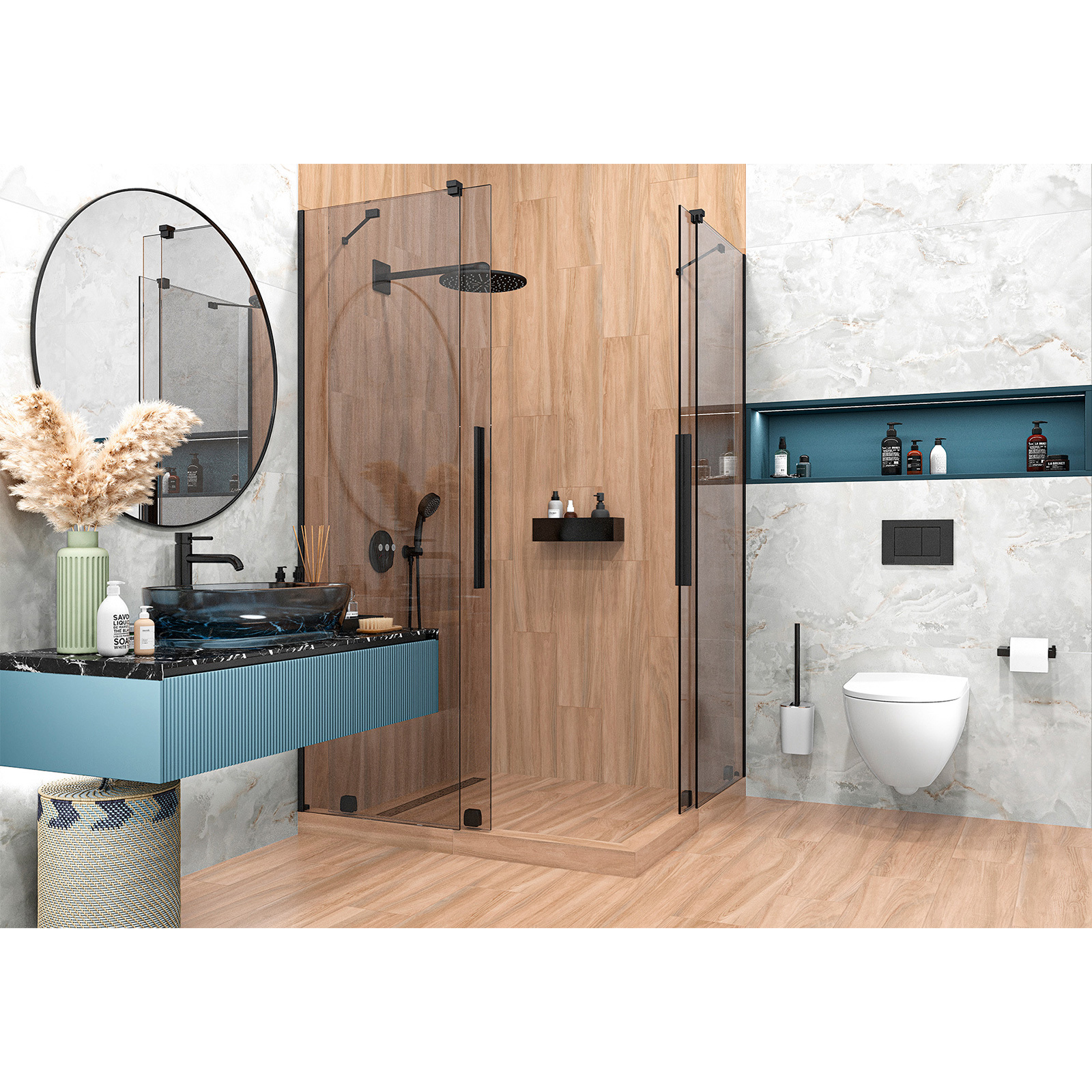 Изображение товара Керамогранит Alma ceramica Dea GFU60120DEA70L 60x120см 1.44 м² цвет серый/серебристый, цена за упаковку