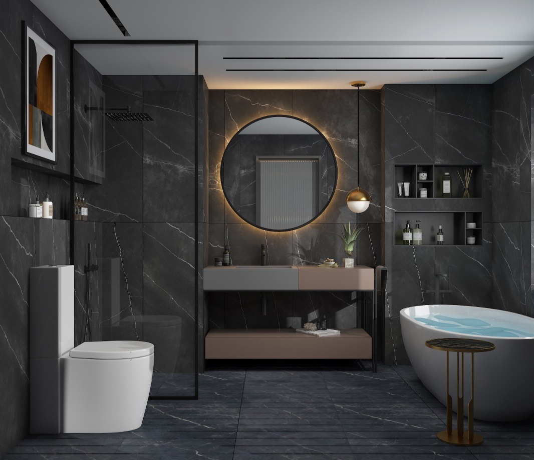 Изображение товара Керамогранит Basconi home Venato Grey BHB-3002 1.44м2 60x120см цвет серый