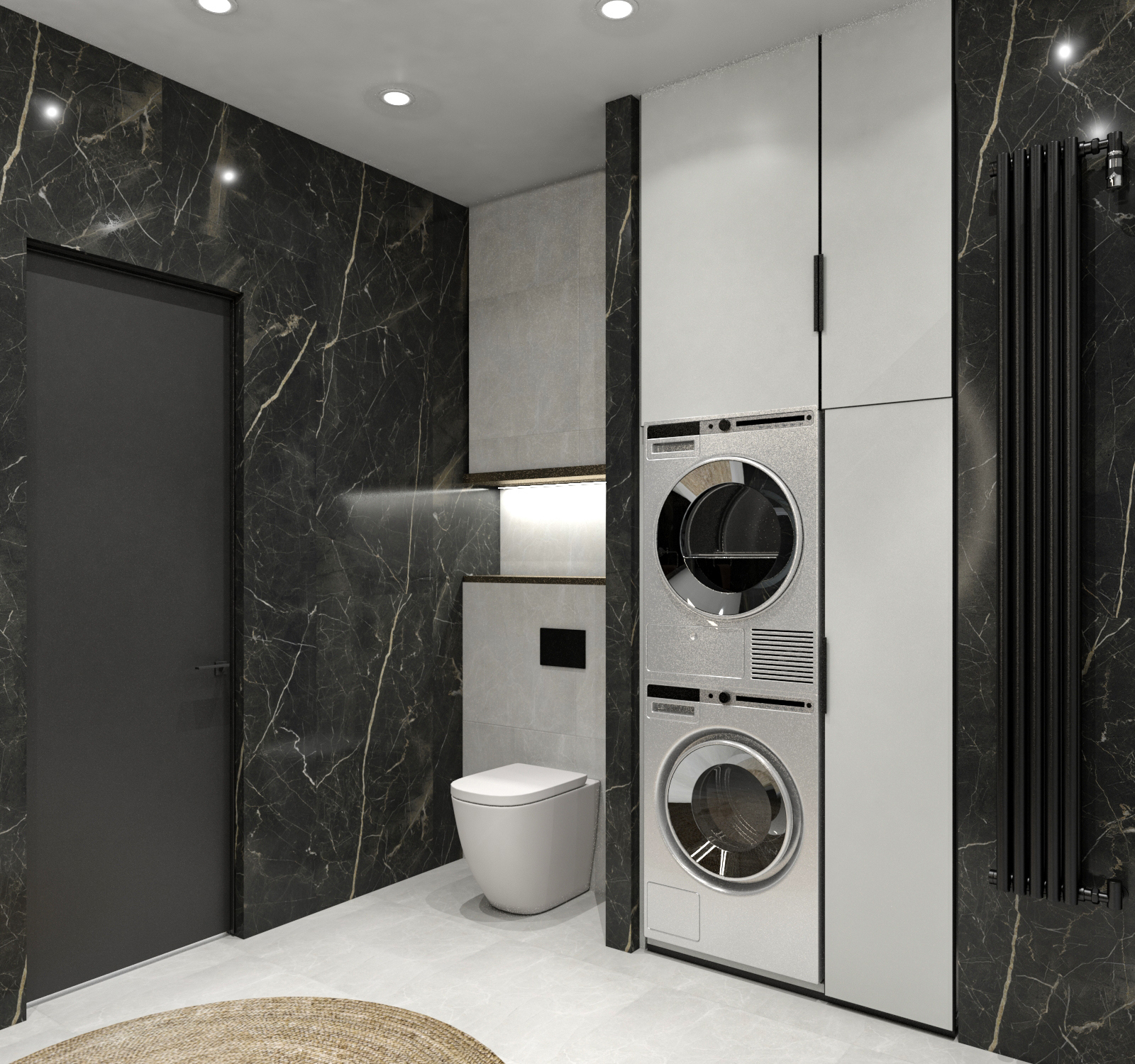 Изображение товара Керамогранит Absolut Gres Creato AB 3119G 60x120 см черный для пола и стен