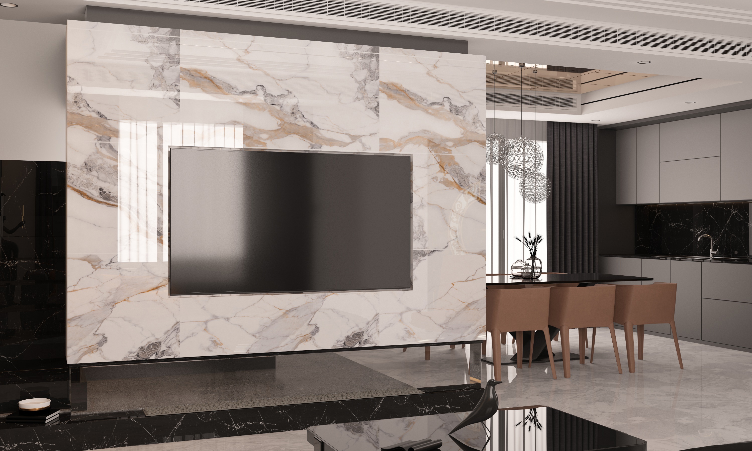 Изображение товара Керамогранит Absolut gres Primero AB 60x120 см белый эффект камень