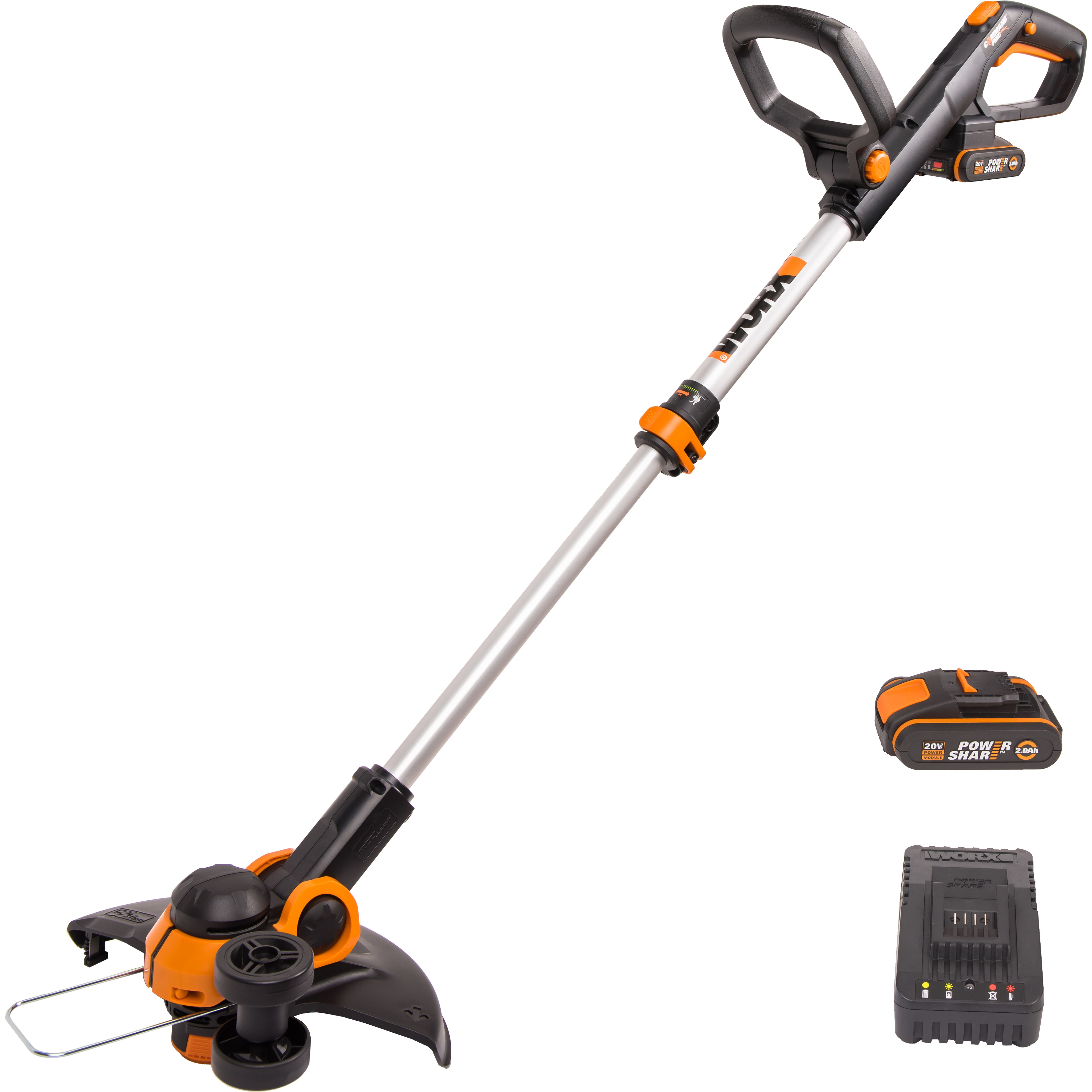 Изображение товара Аккумуляторный триммер Worx WP164E 20 В, 30 см леска, 3 года гарантии