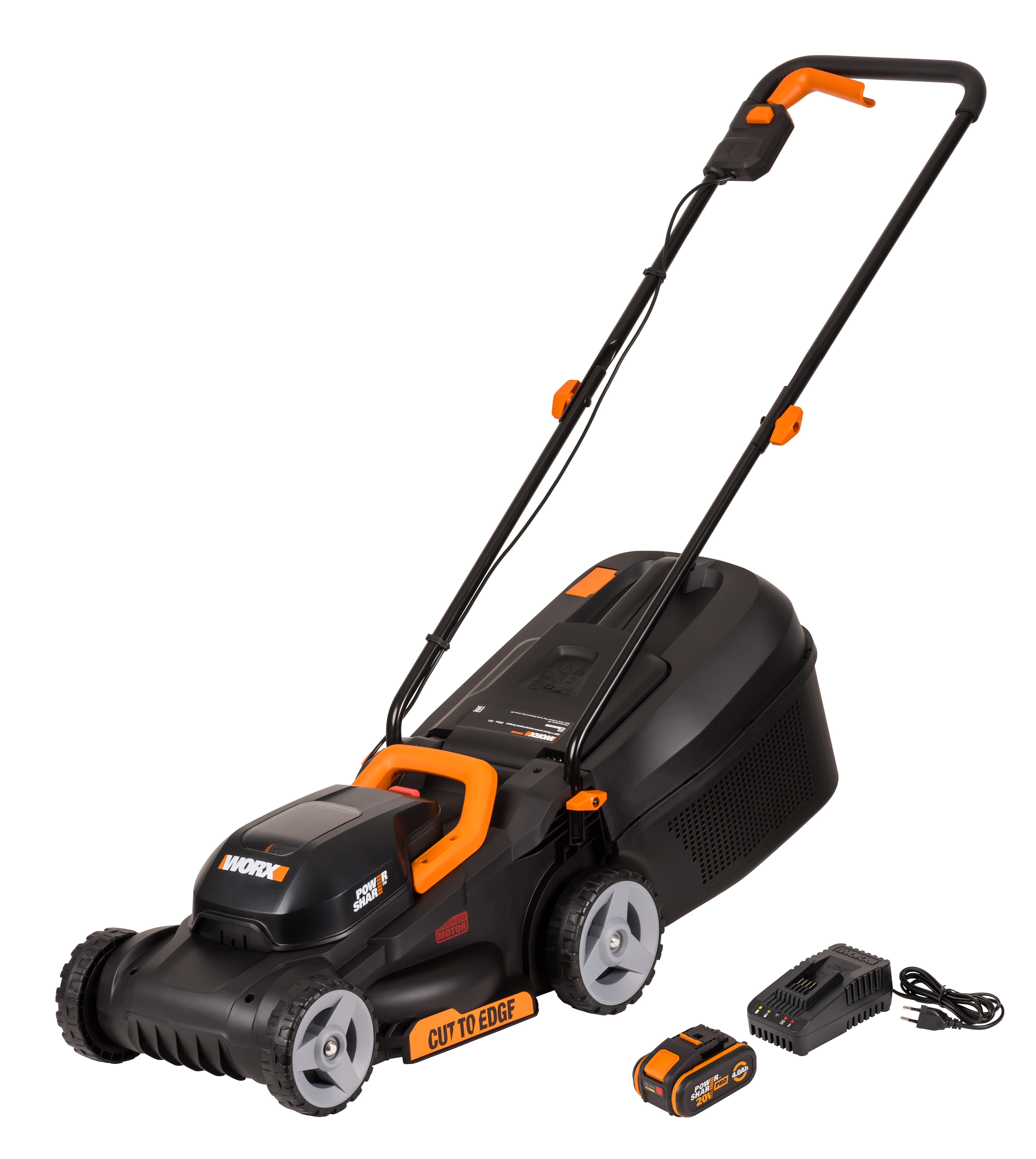 Изображение товара Газонокосилка аккумуляторная WORX WG730E 20 В 30 см