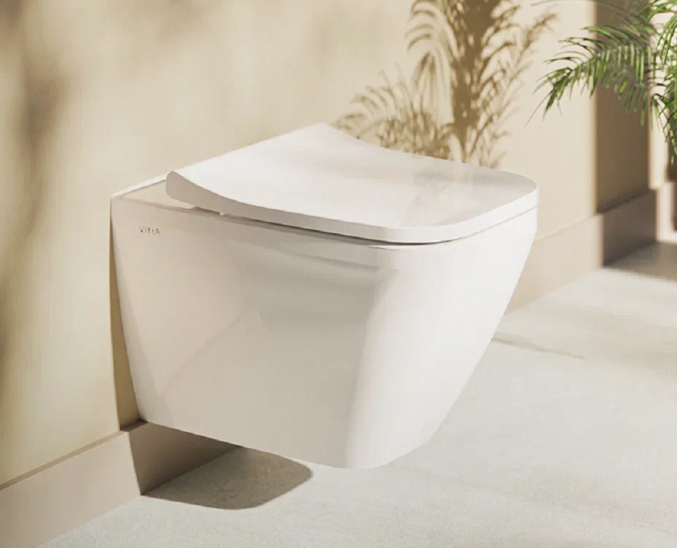 Изображение товара Унитаз подвесной Vitra 7082B003-0075lum безободковый с сиденьем микролифт