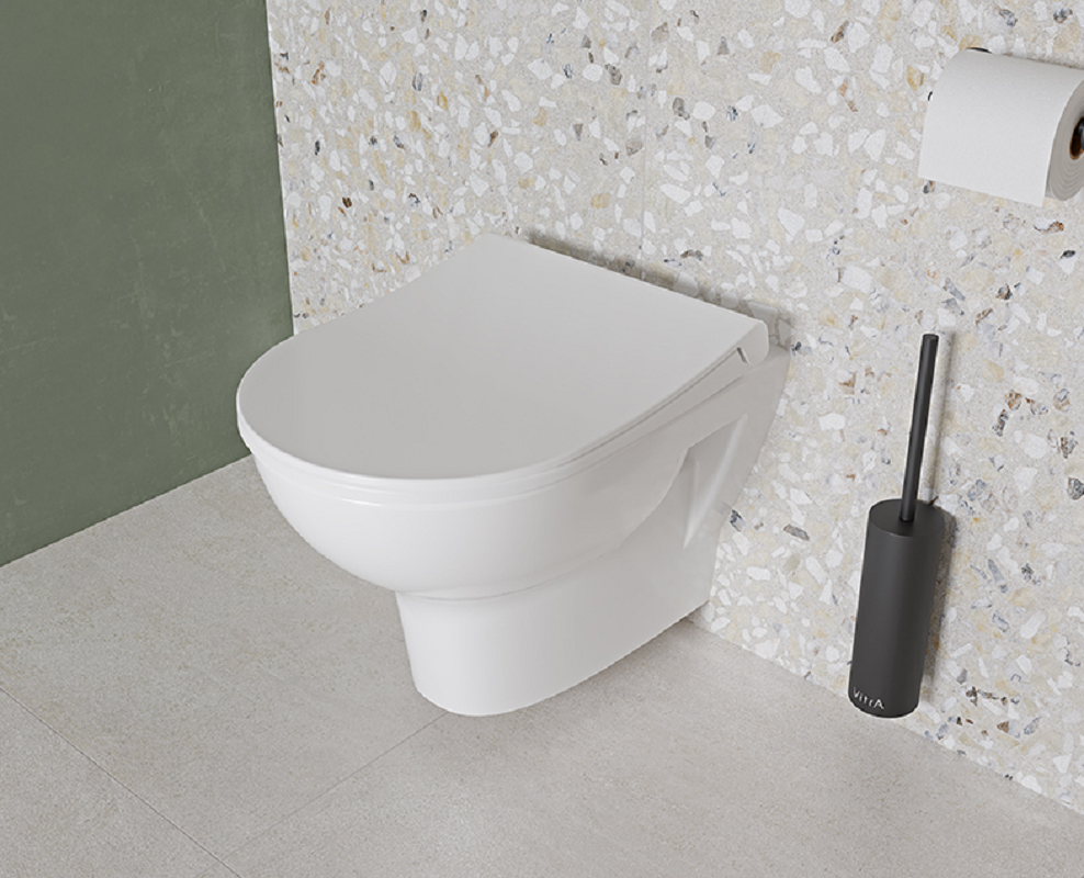 Изображение товара Унитаз подвесной Vitra 5795B003-0075lum безободковый с сиденьем микролифт