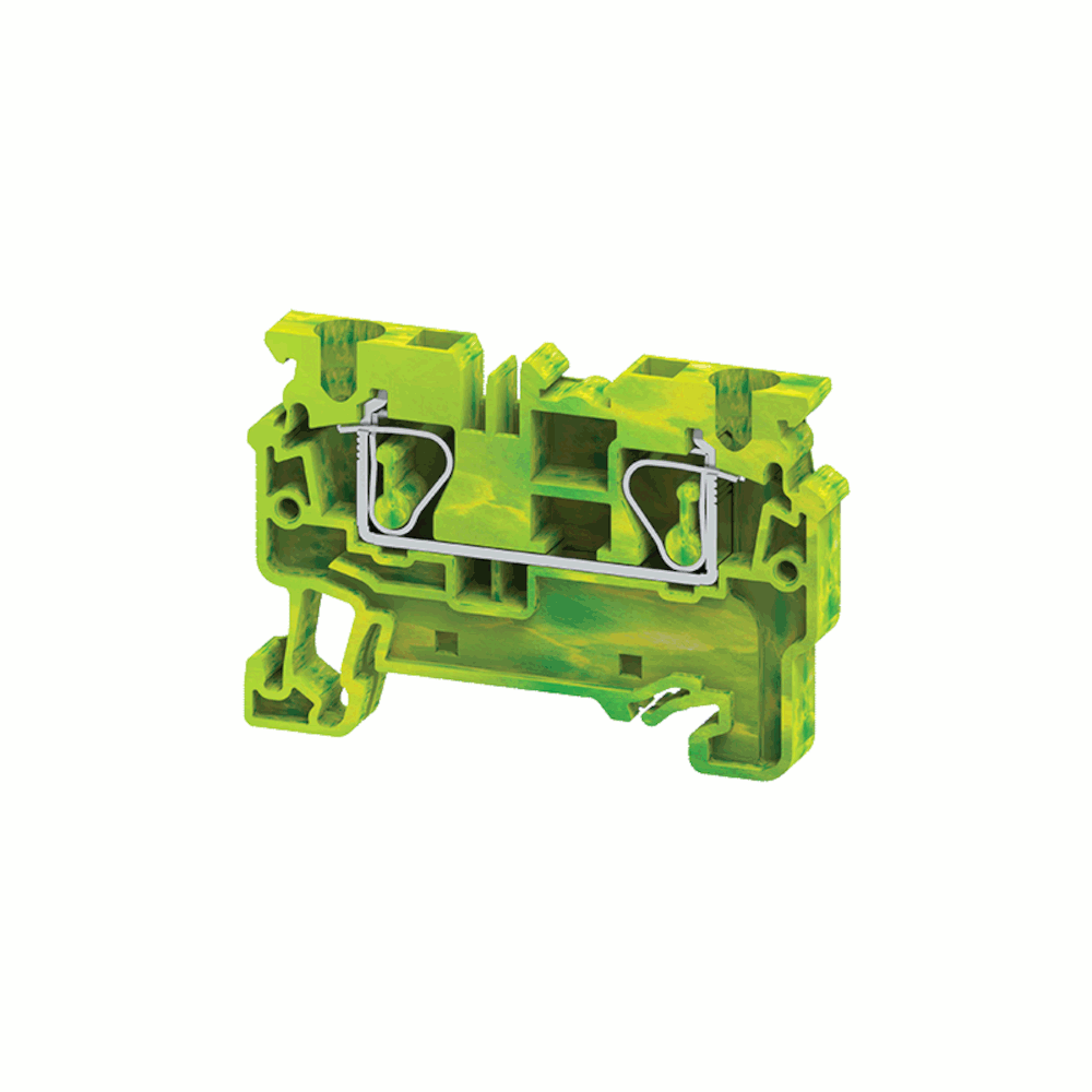 Изображение товара КЭАЗ OptiClip 2-проводная заземляющая пружинная клемма 4 мм2 для DIN-рейки