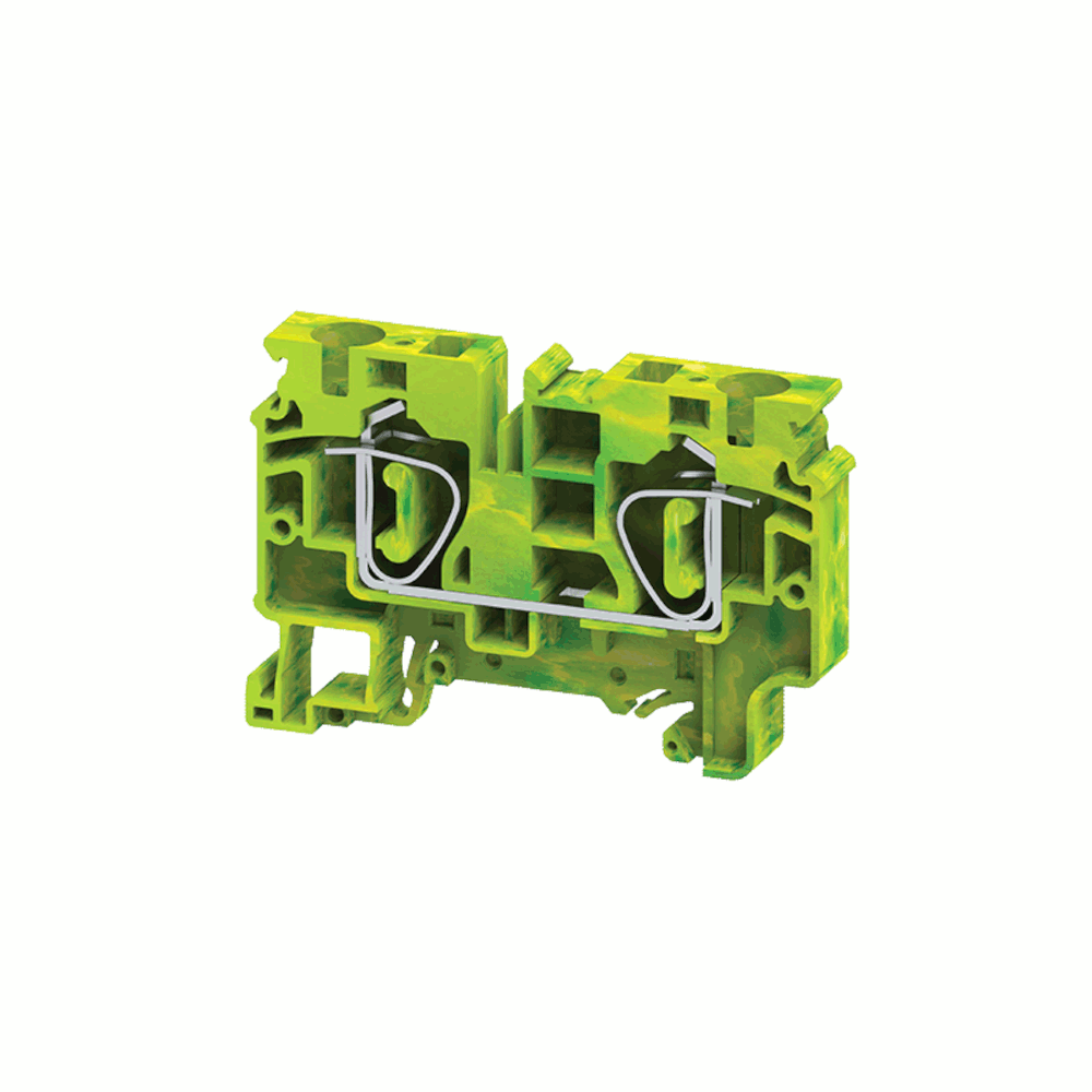 Изображение товара КЭАЗ OptiClip 2-проводная клемма заземляющая 10 мм на DIN-рейку