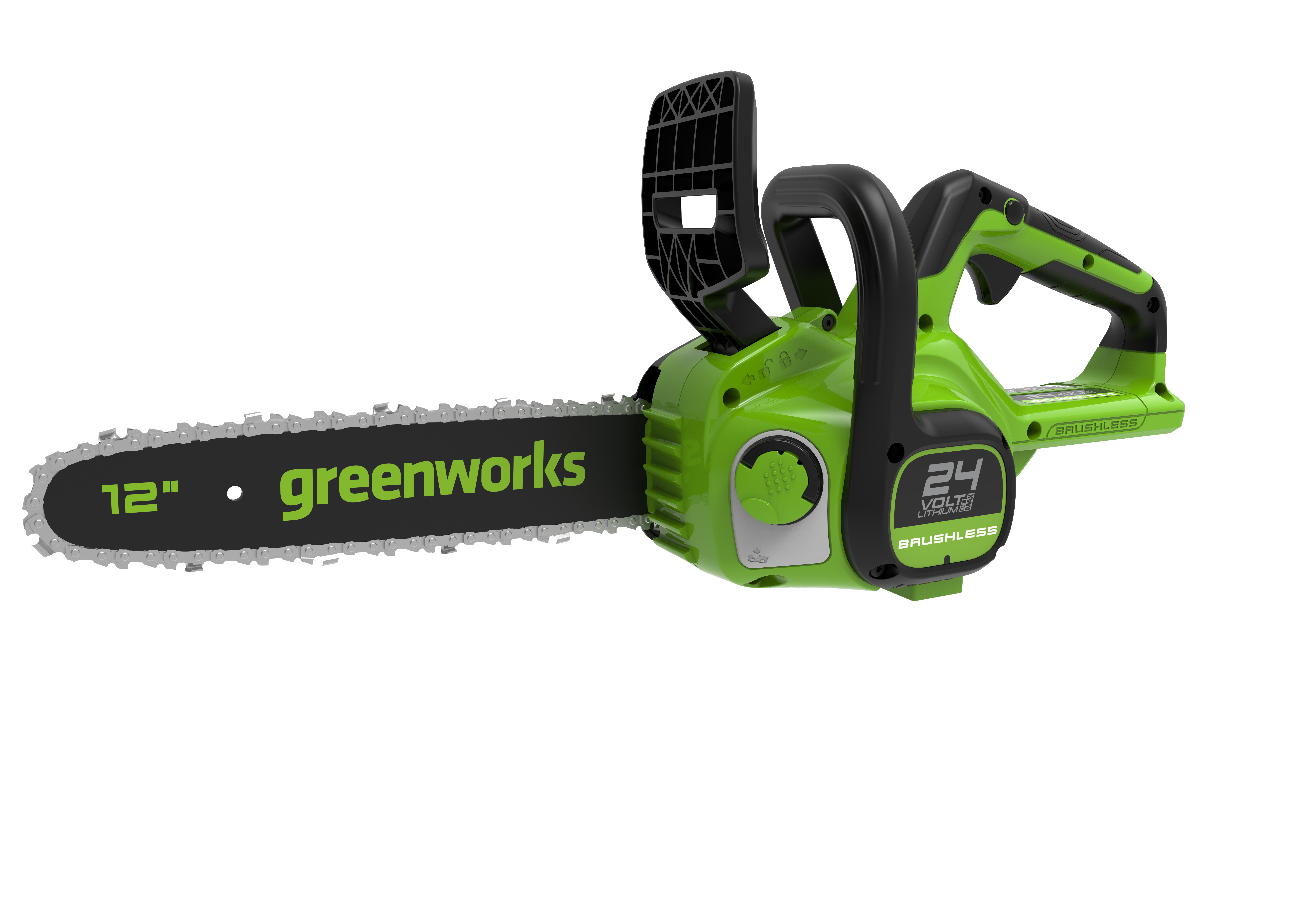 Изображение товара Аккумуляторная цепная пила Greenworks GD24CS30K2 с АКБ и ЗУ