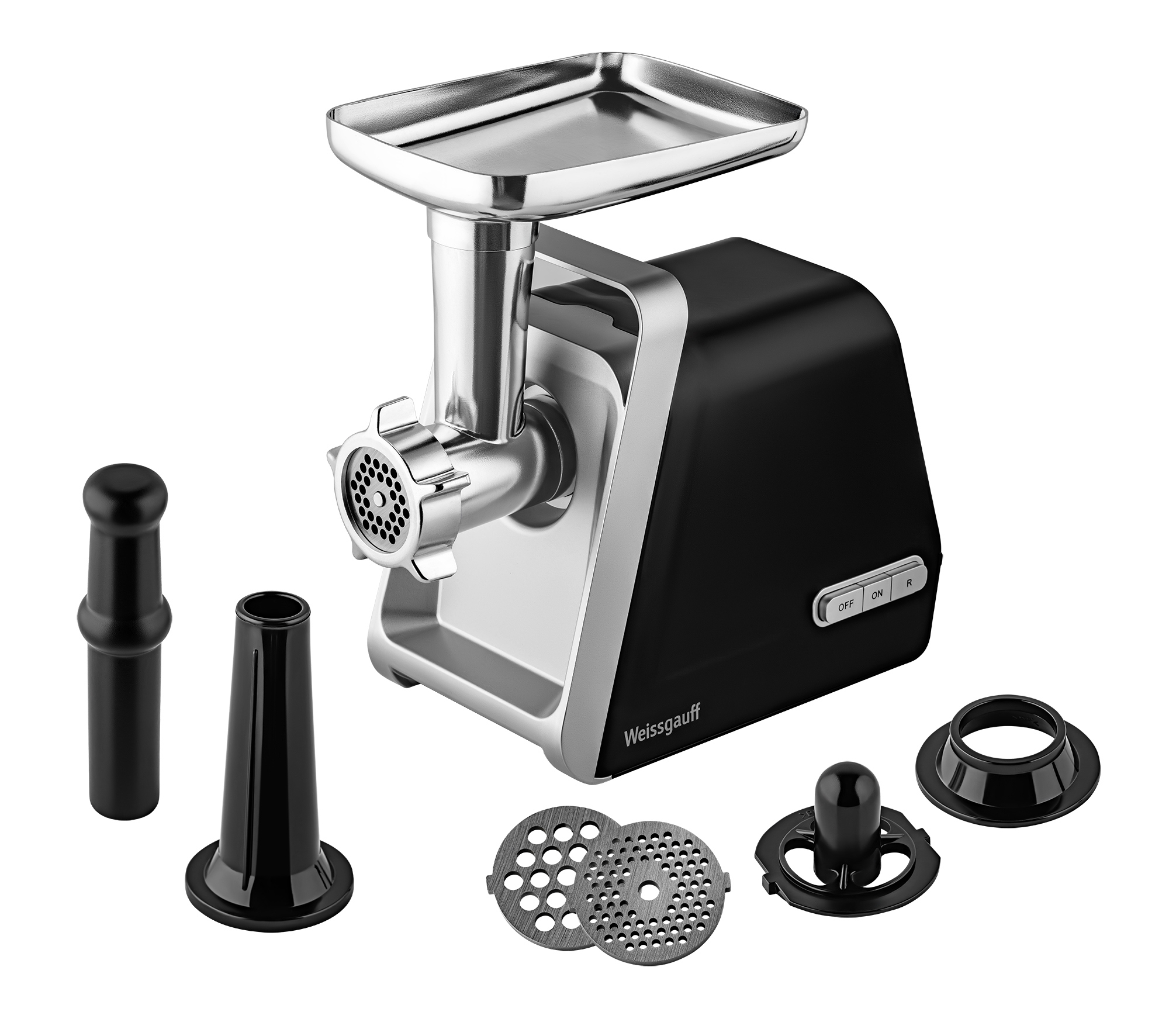 Изображение товара Электрическая мясорубка Weissgauff WMG 673 BS 1600 Вт цвет черный