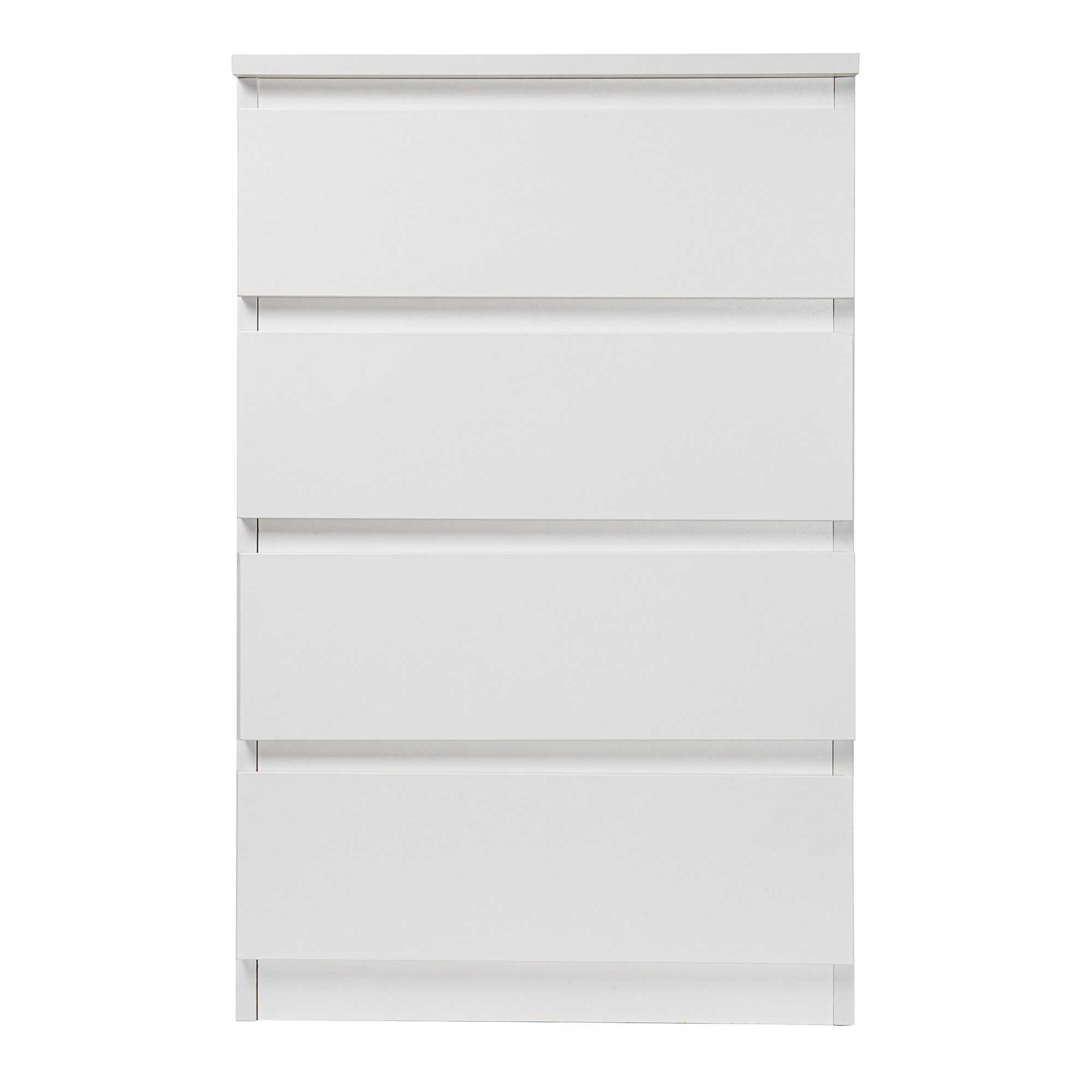 Комод 4 ящика 50x80x39.4 см ЛДСП цвет белый - 4