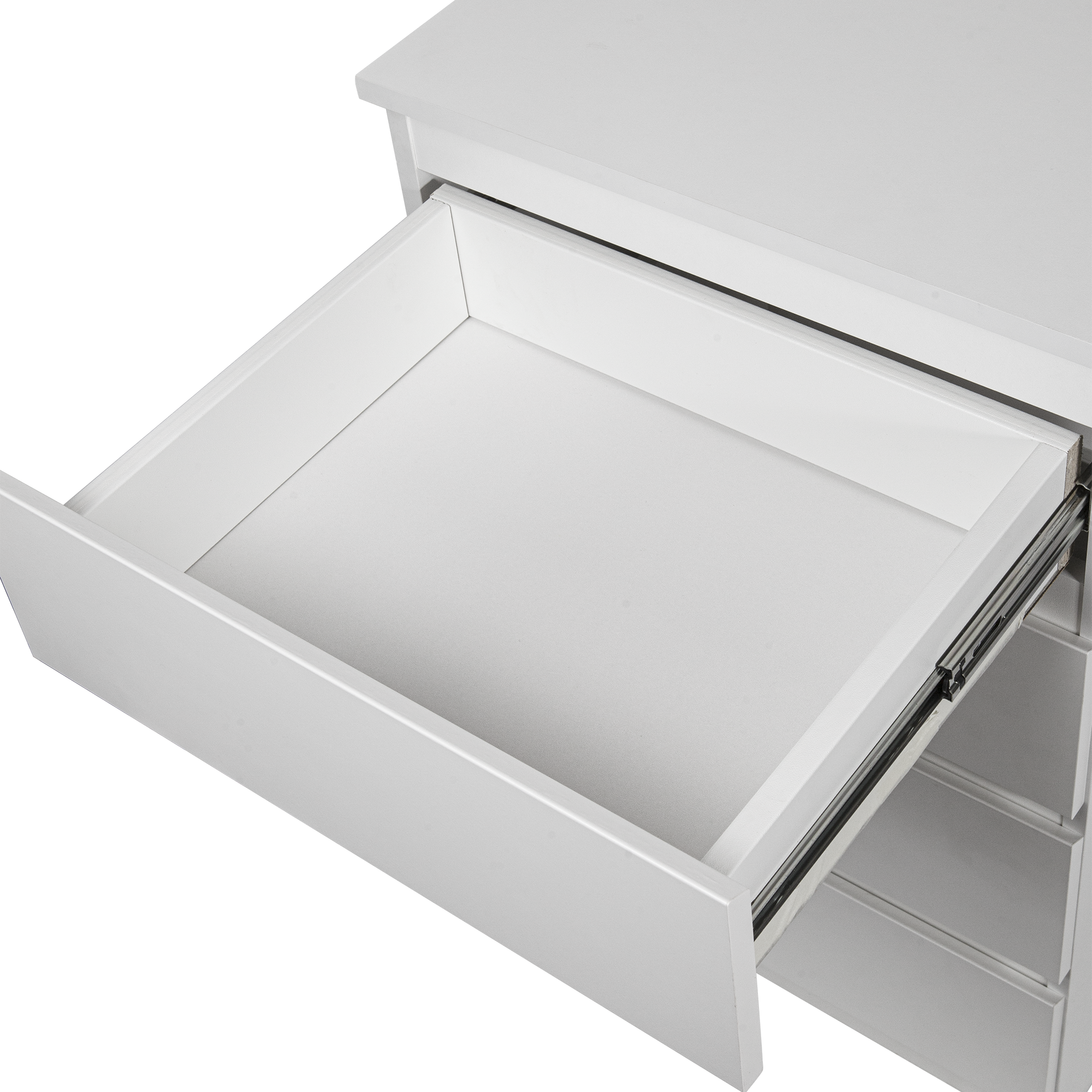 Комод 4 ящика 50x80x39.4 см ЛДСП цвет белый - 5