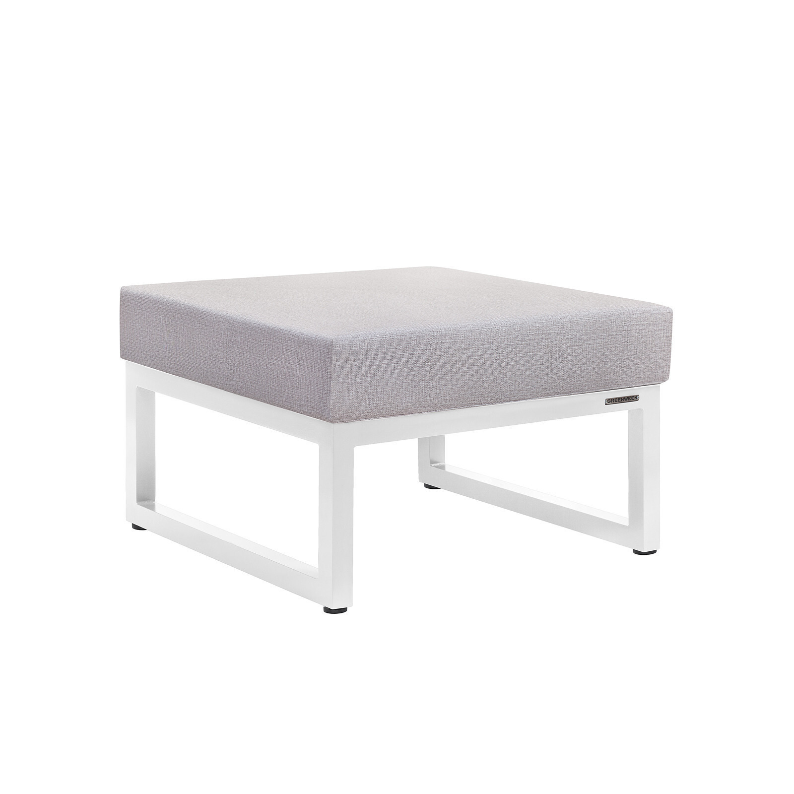 Изображение товара Садовой пуф SANTORINI с алюминиевым каркасом и съемной подушкой 70x67x45 см