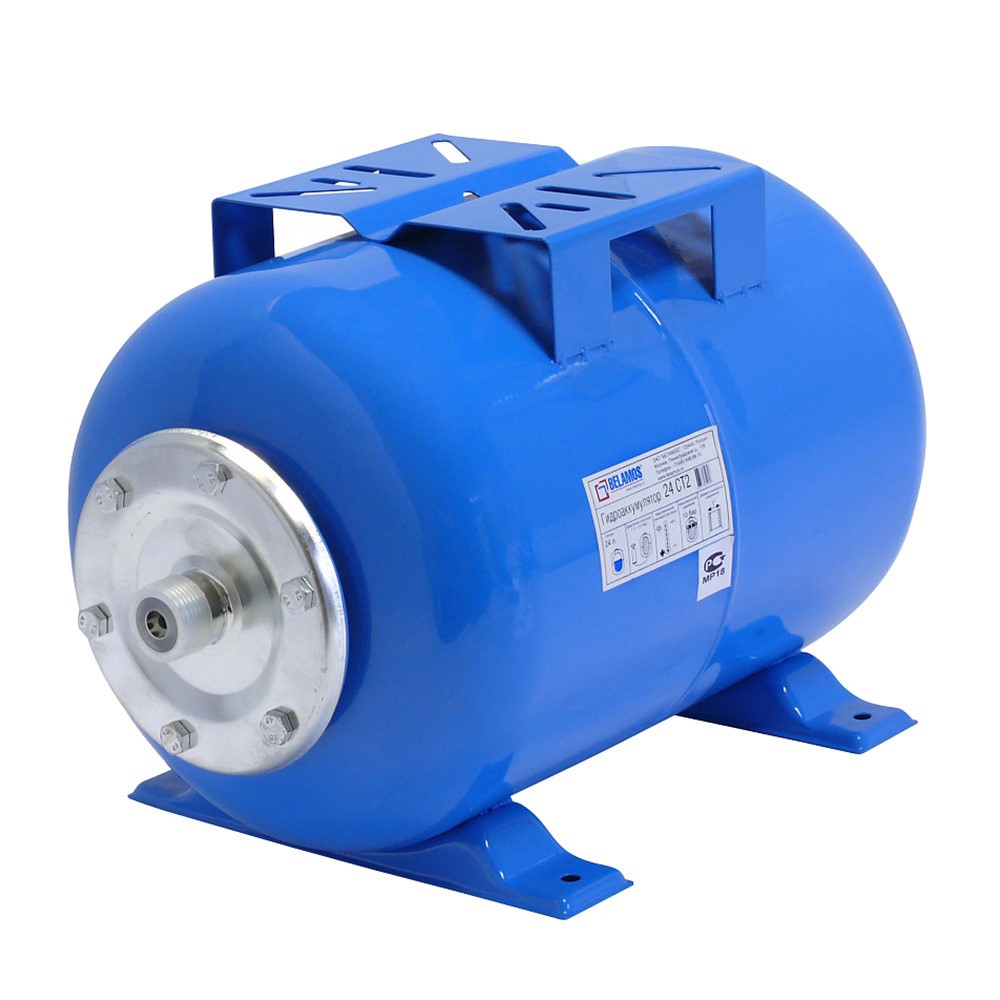 Изображение товара Горизонтальный гидроаккумулятор 24 л Belamos 24CT2 для водоснабжения