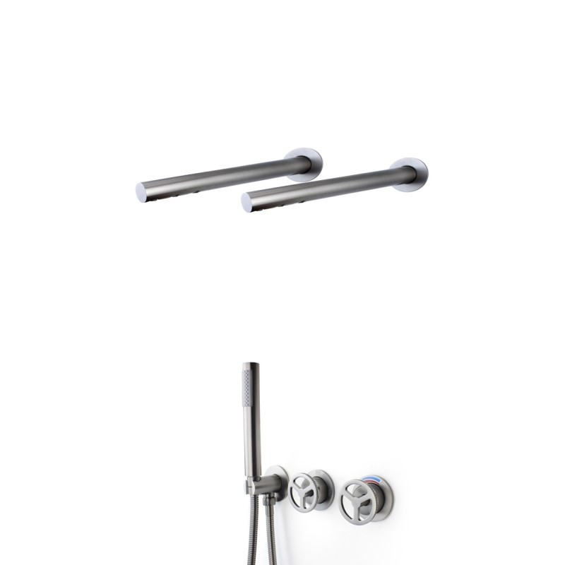 Изображение товара Душевая система встраиваемая Bronze de Luxe LIBERTY 5011GG-F графит италия