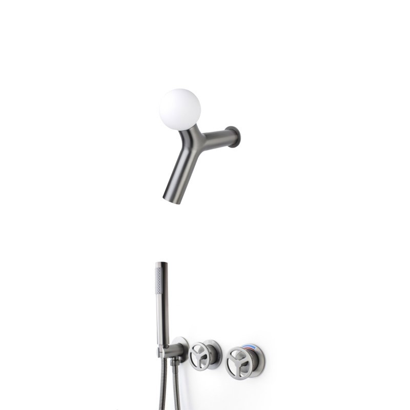 Изображение товара Душевая система BRONZE DE LUXE LIBERTY 5011GG-L скрытого монтажа графит Италия