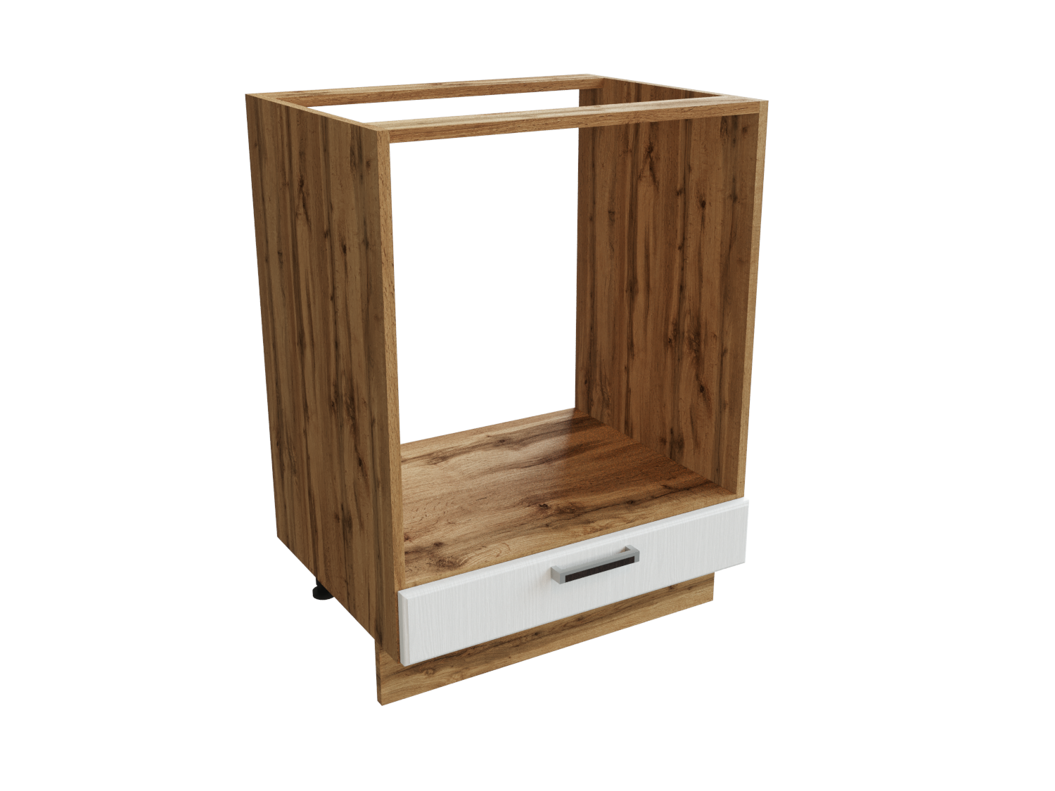 Изображение товара Напольный шкаф Прага под духовку 60x81.60x47.80 см белый МДФ Россия