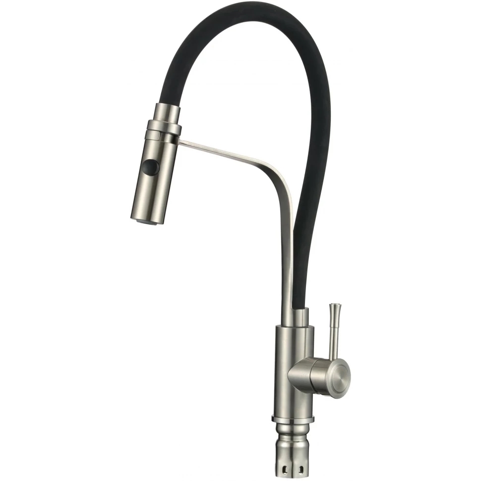 Изображение товара Смеситель для кухни Savol S-SUS6012-01 гибкий излив 23.3 см цвет сатин