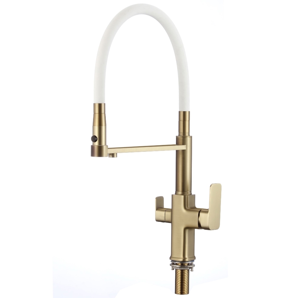 Изображение товара Смеситель для кухни Savol S-L1809C-02 гибкий излив 22.7 см цвет бронза