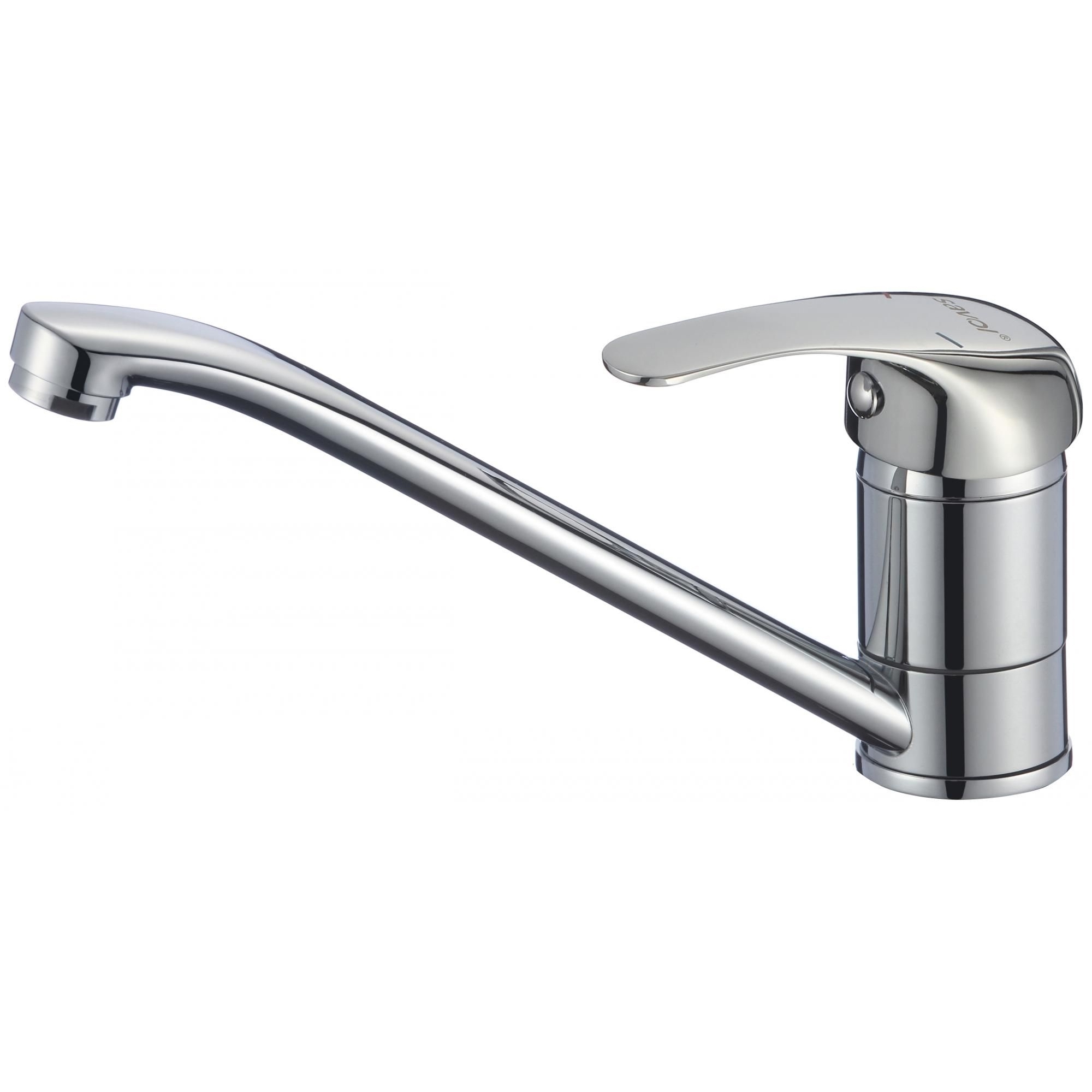 Изображение товара Смеситель для кухни Savol S-T4901-1 поворотный излив 12.5 см цвет хром