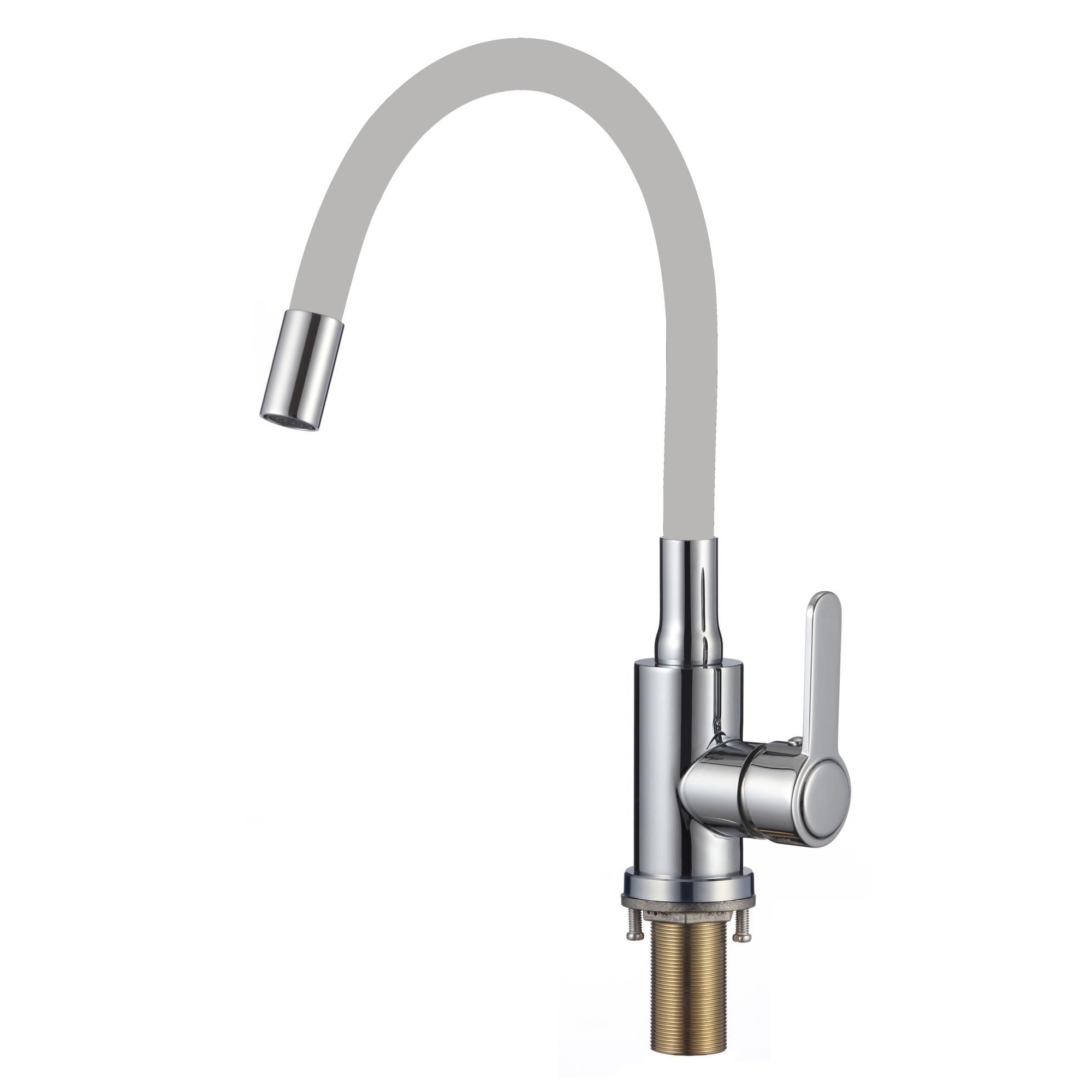 Изображение товара Savol S-3002A04 - однорычажный кухонный смеситель, хром, 25 см излив