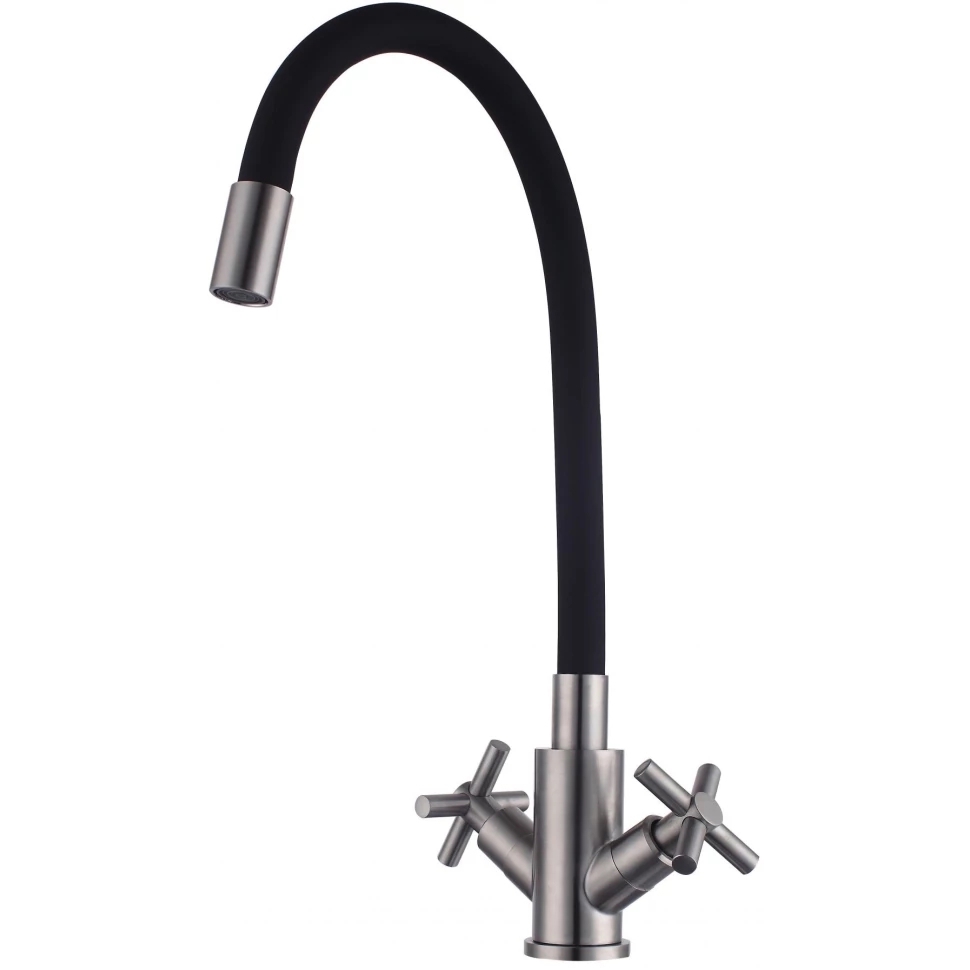 Изображение товара Смеситель для кухни Fmark FS8442-01 гибкий излив 14.7 см цвет сатин Изображение товара Смеситель для кухни Fmark FS8442-01 гибкий излив 14.7 см цвет сатин