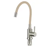 Изображение товара Смеситель для кухни Fmark FS26729-12 гибкий излив 17.5 см цвет сатин Изображение товара Смеситель для кухни Fmark FS26729-12 гибкий излив 17.5 см цвет сатин