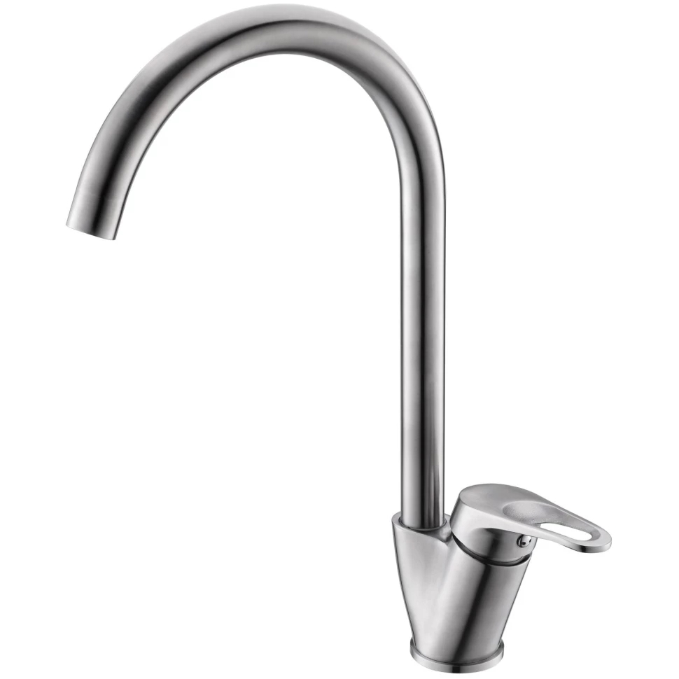 Изображение товара Смеситель для кухни Fmark FS26629 поворотный излив 22.7 см цвет сатин