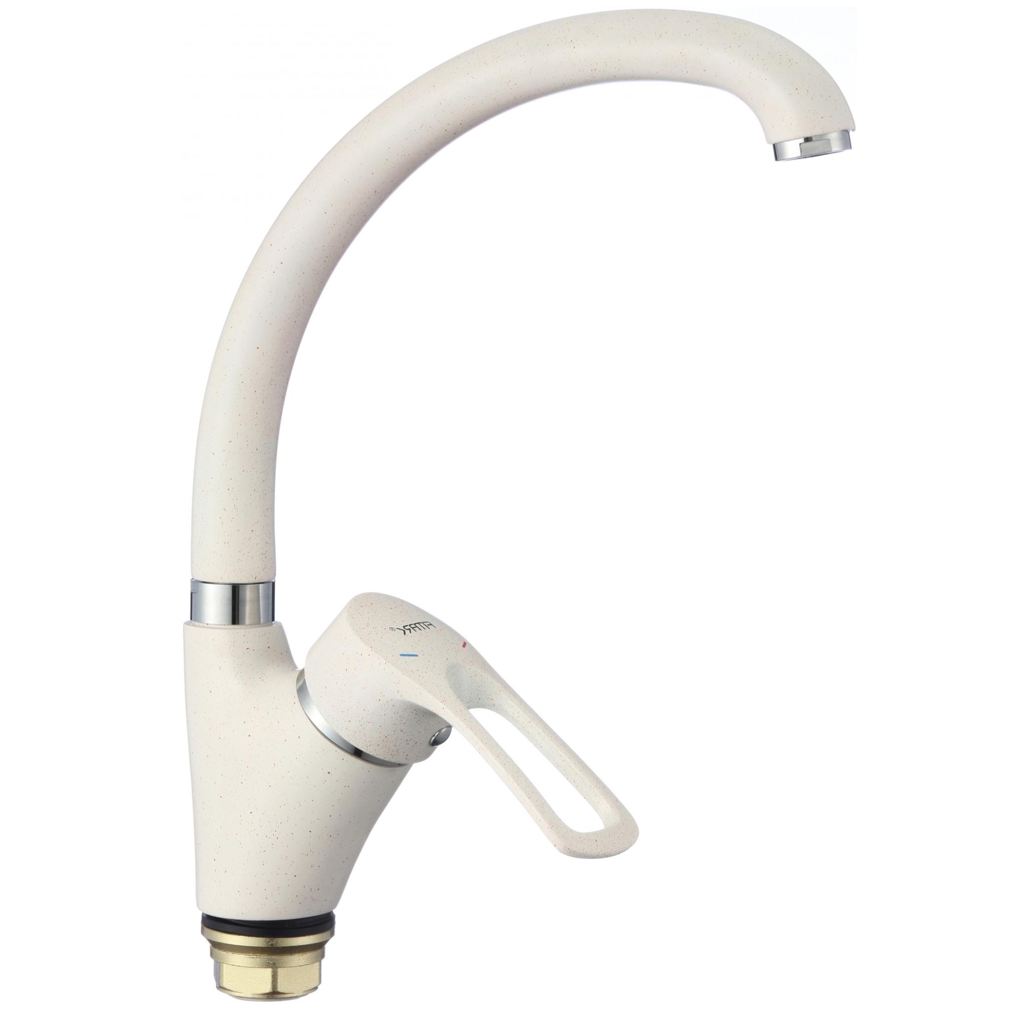 Изображение товара Смеситель для кухни Fmark FM4166W поворотный излив 24.4 см цвет белый