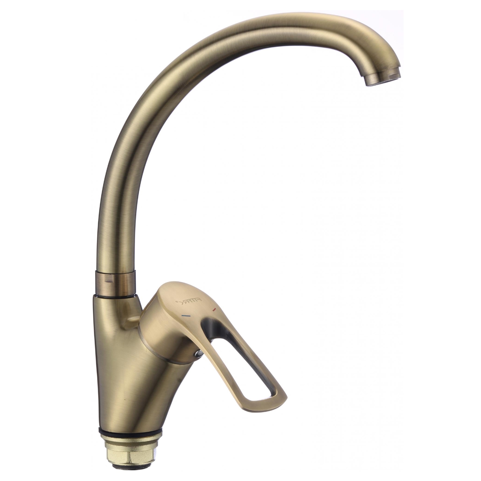 Изображение товара Смеситель для кухни Fmark FM4166C поворотный излив 24.4 см цвет бронза