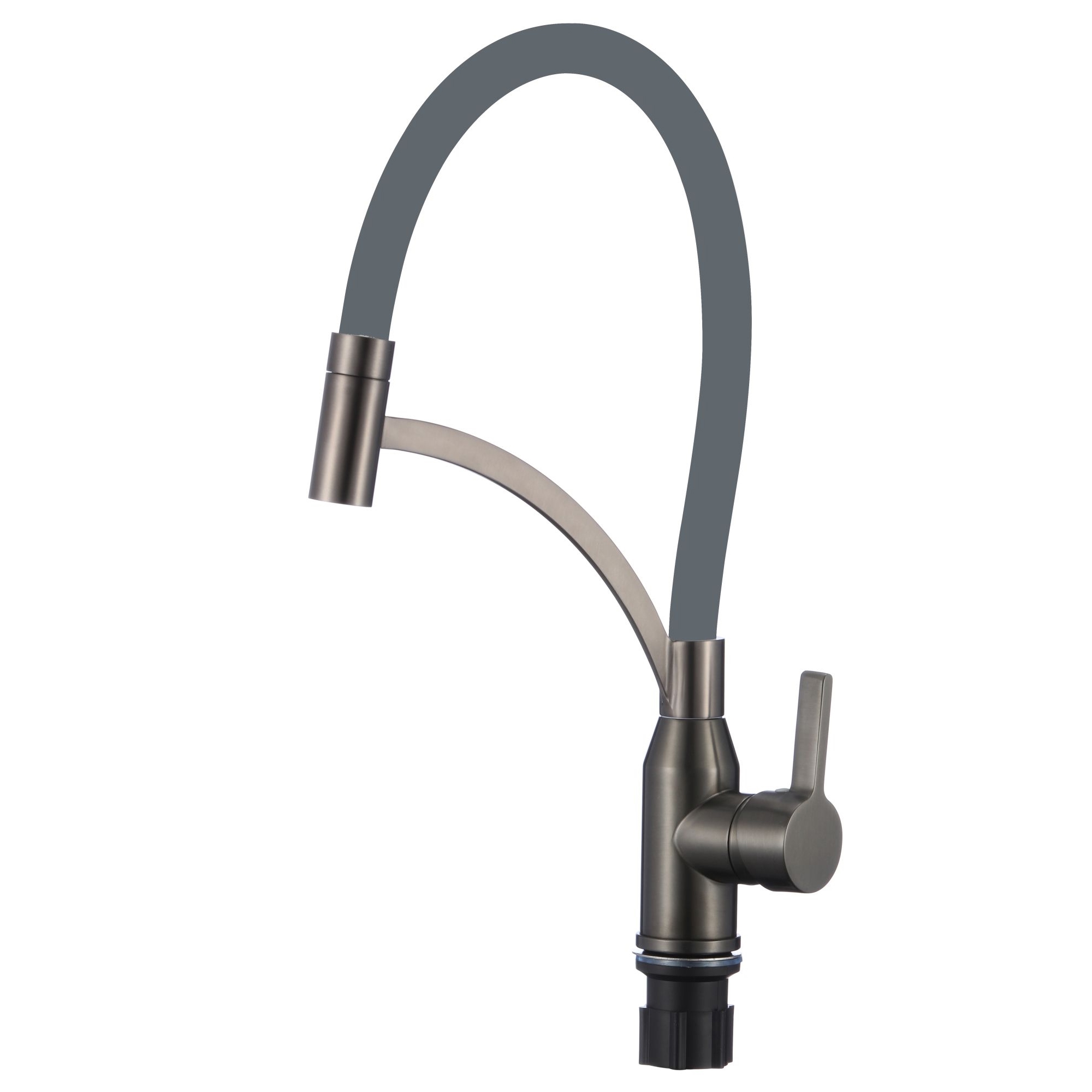 Изображение товара Смеситель для кухни Fmark FS8244Q-04 гибкий излив 20.2 см цвет графит Изображение товара Смеситель для кухни Fmark FS8244Q-04 гибкий излив 20.2 см цвет графит