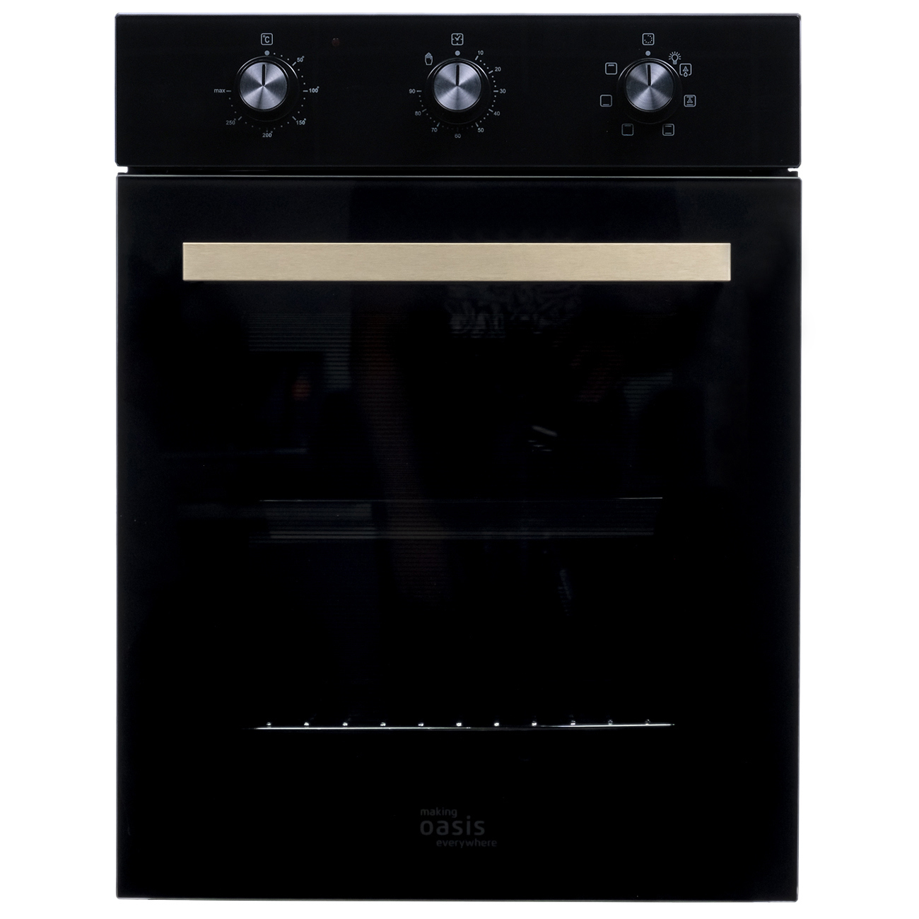 Изображение товара Многофункциональный встраиваемый электрический духовой шкаф Making oasis everywhere D-45MMB 52л чер