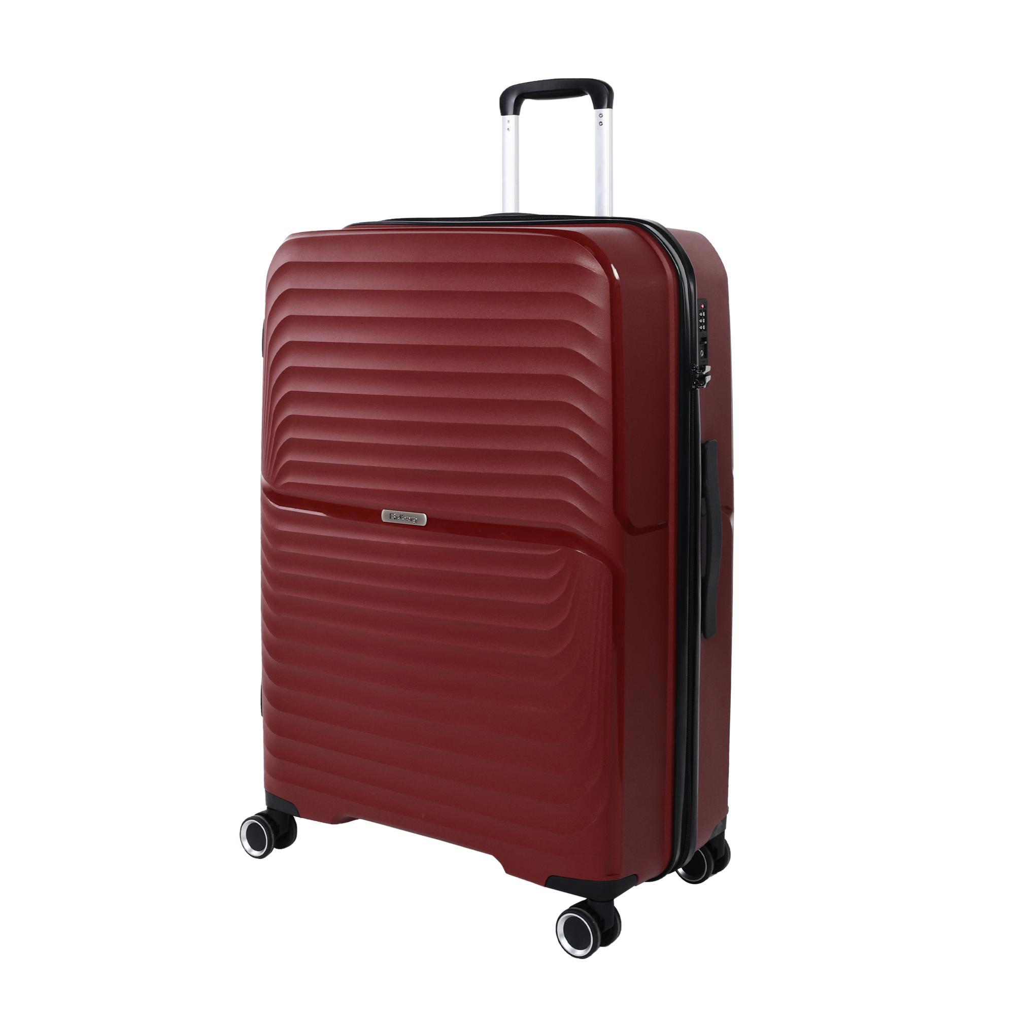 Изображение товара Чемодан Ridberg Business размер L 78.5x51.5x29 см полипропилен бордовый
