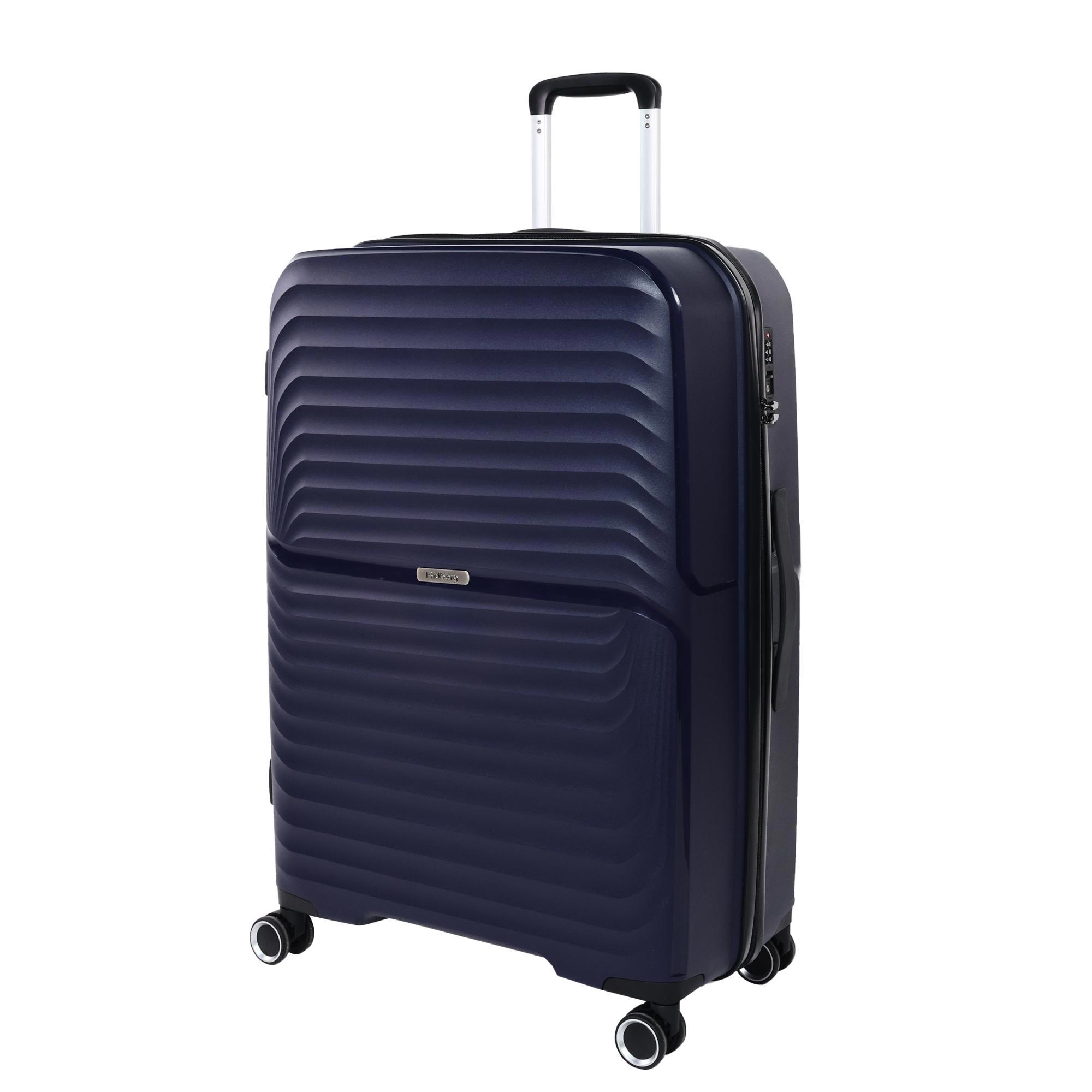 Изображение товара Чемодан Ridberg Business размер M 46x68x25 см полипропилен цвет темно-синий