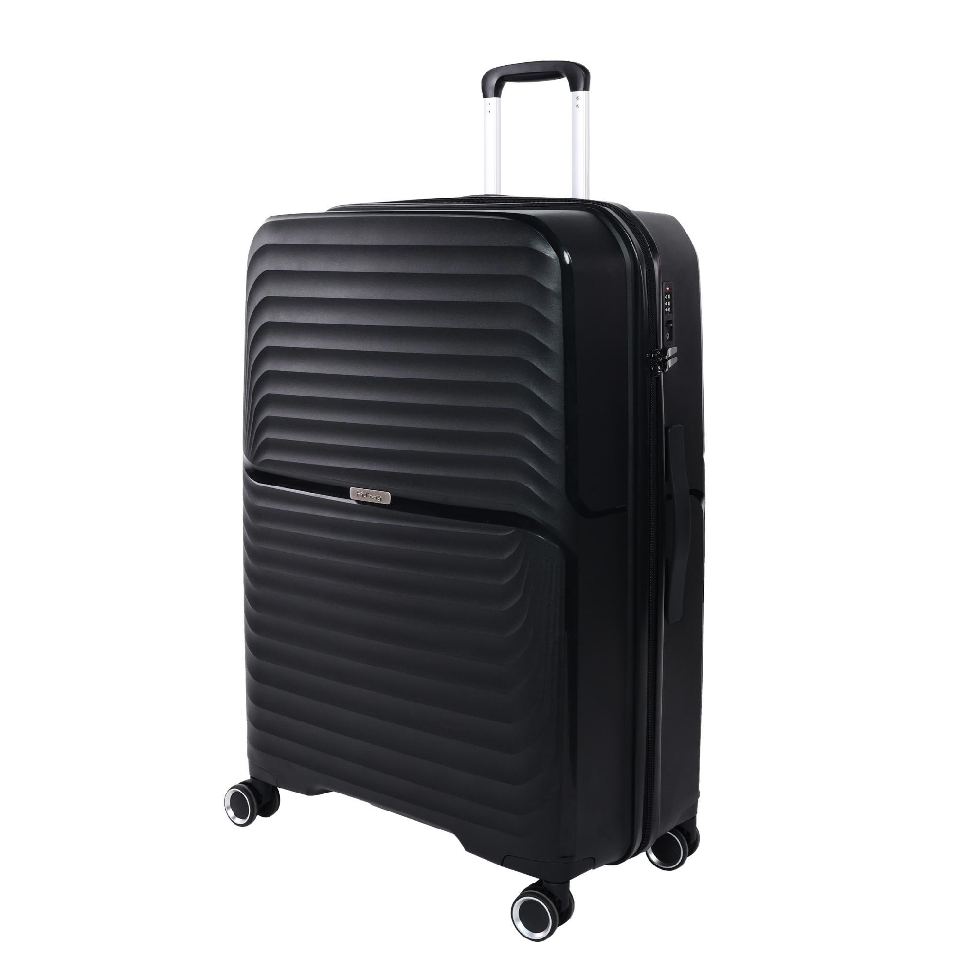 Изображение товара Чемодан Ridberg Business размер M 46x68x25 см черный полипропилен стильный надежный