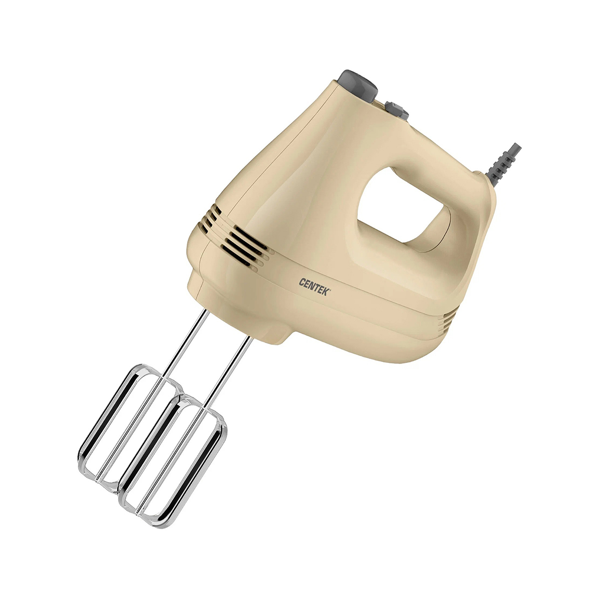 Изображение товара Миксер Centek 400 Вт бежевый с турбо режимом и насадками