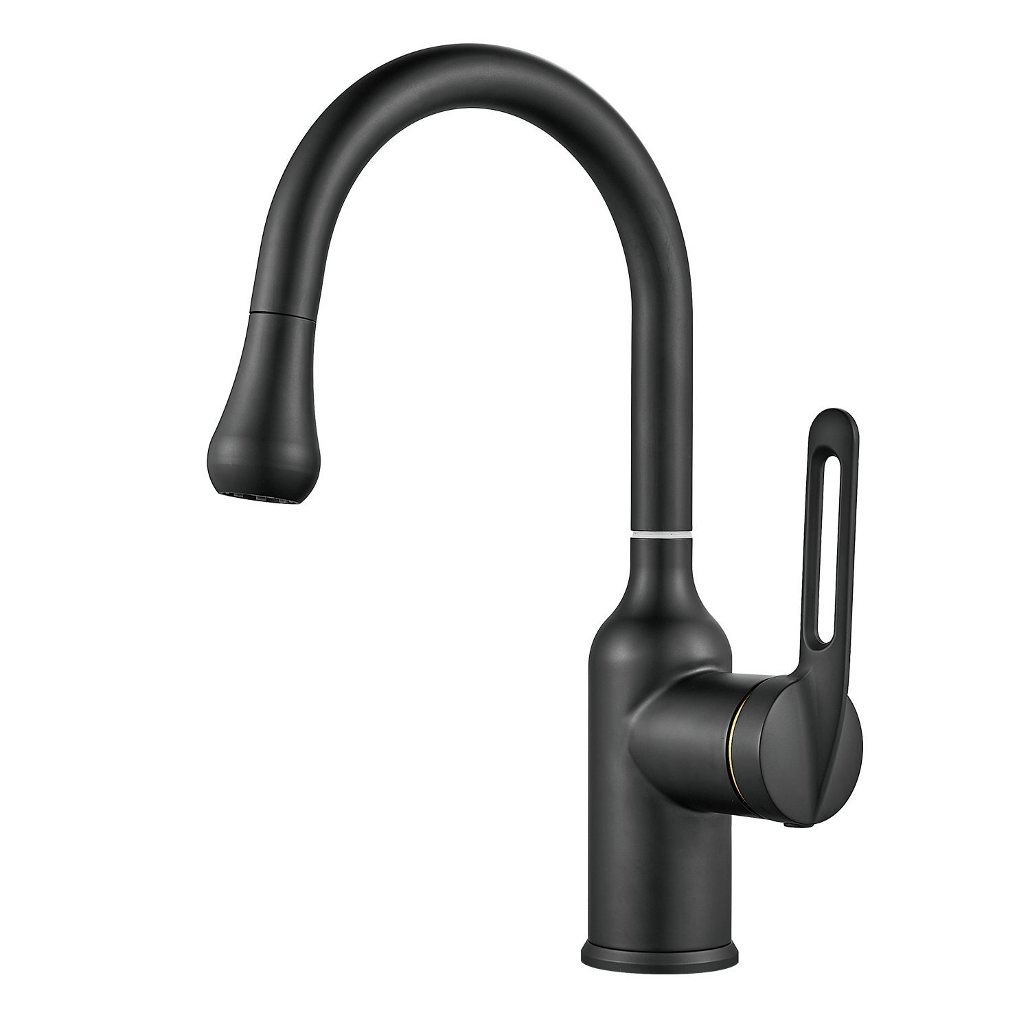 Изображение товара Смеситель для раковины Raffine F101H черный матовый