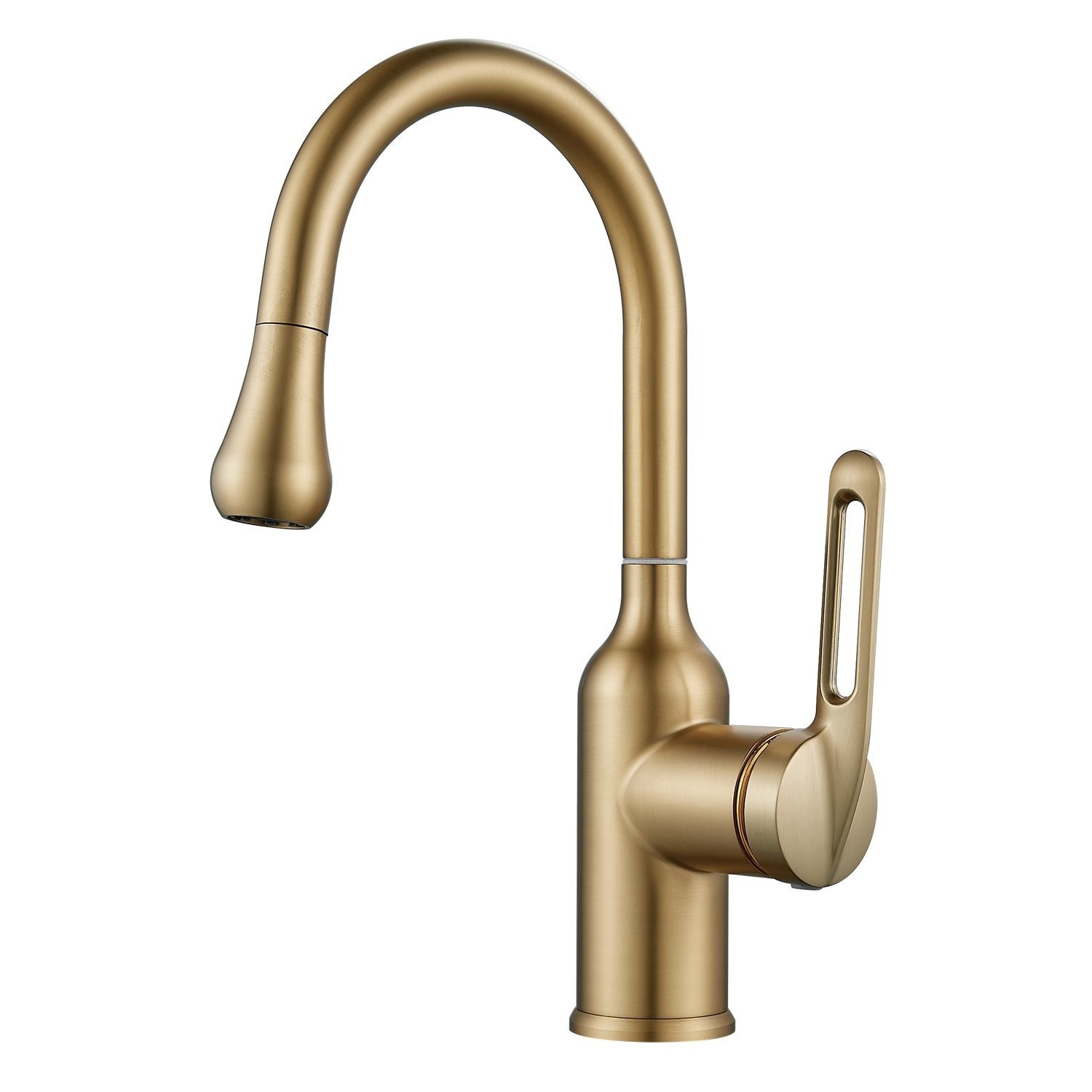 Изображение товара Смеситель для раковины Raffine F101G матовое золото однорычажный