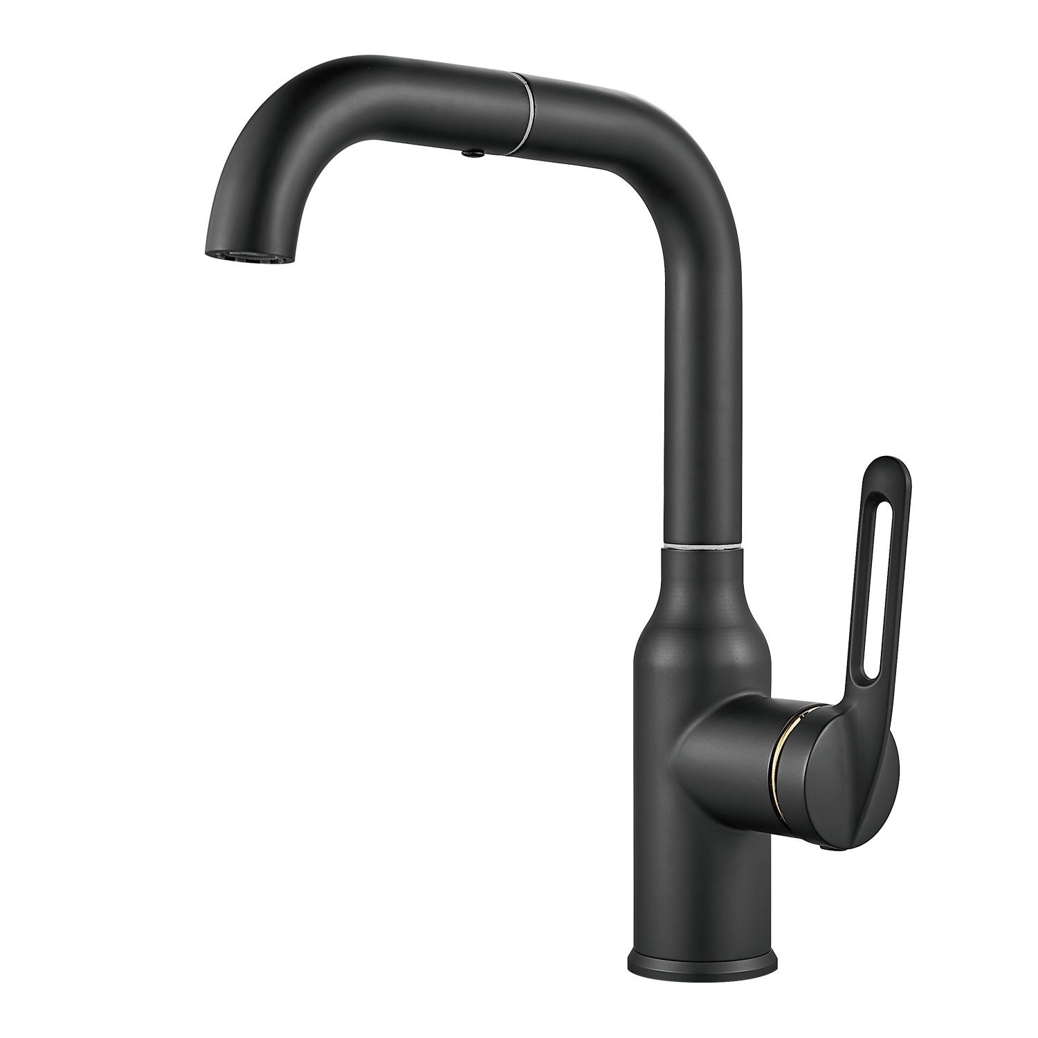 Изображение товара Смеситель для раковины Raffine F201H однорычажный черный матовый