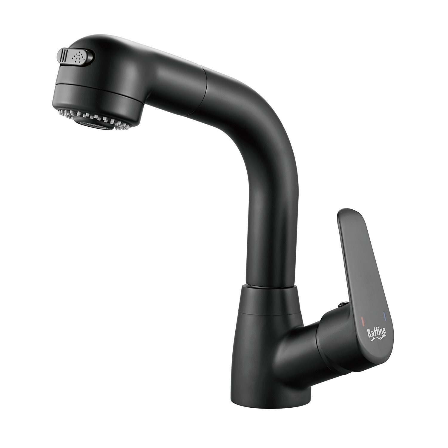 Изображение товара Смеситель для раковины Raffine F291H однорычажный черный матовый