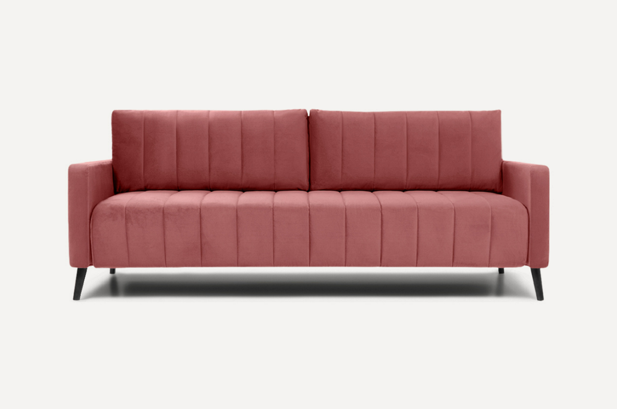 Изображение товара Диван Divan.ru Маркфул 217x86x103 см ткань цвет розовый