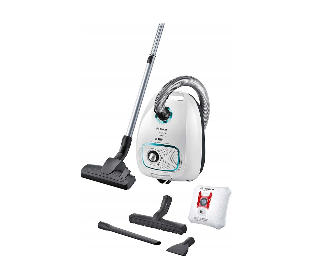 Изображение товара Пылесос Bosch BGBS4HYG1 с мешком 600 Вт голубой, гигиеничный фильтр