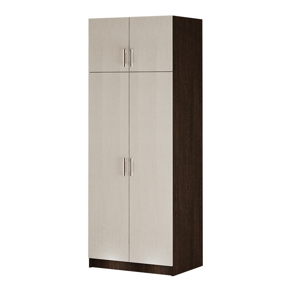 Изображение товара Шкаф распашной Арника 80x210x56 см венге и дуб лоредо