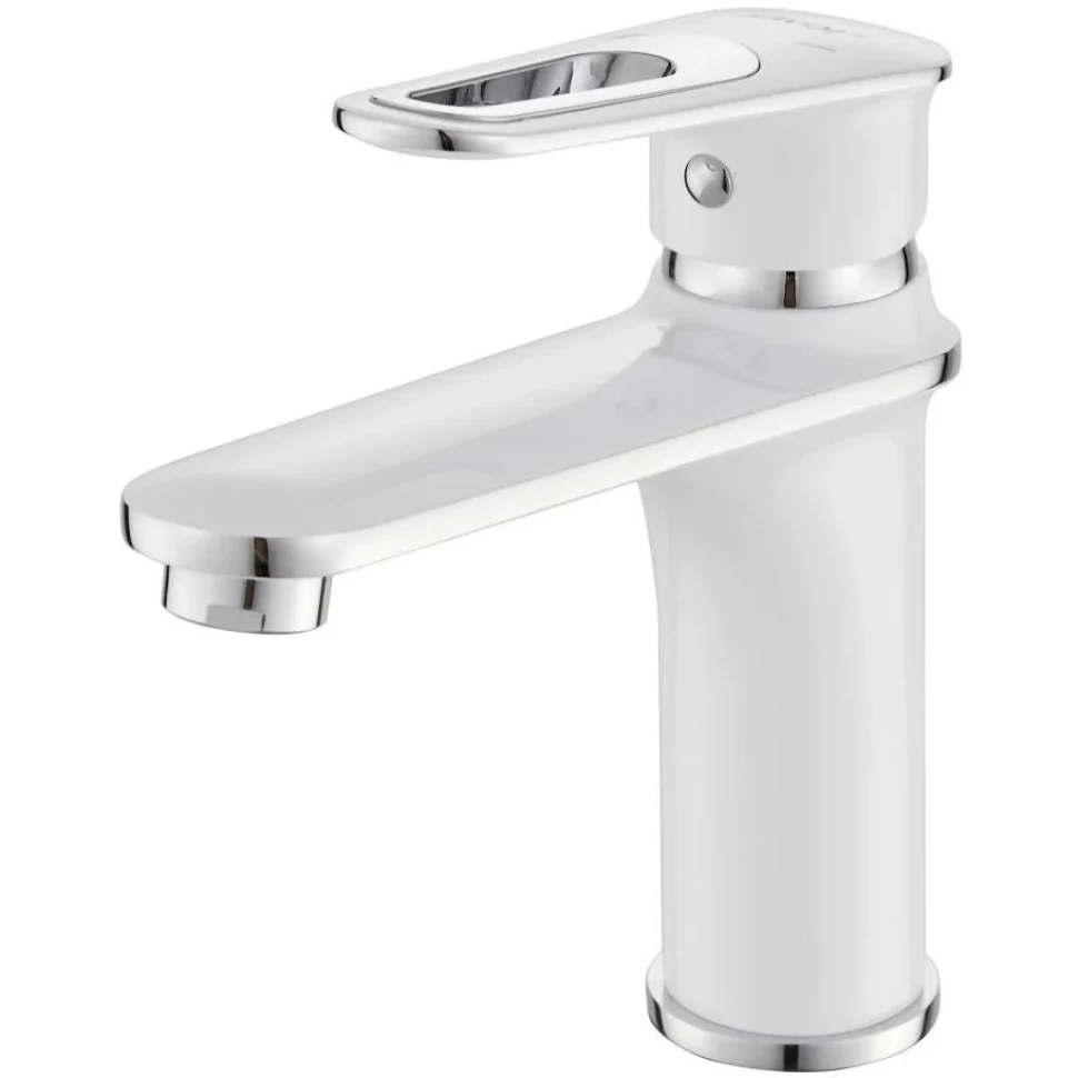 Изображение товара Смеситель для раковины Savol S-600601AW однорычажный цвет хром, белый