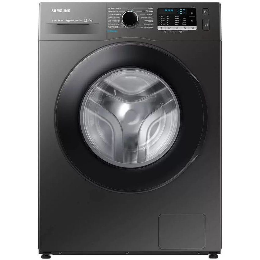 Изображение товара Стиральная машина Samsung WW80AGAS21AXLP с функцией Steam Wash и Eco Bubble 8 кг