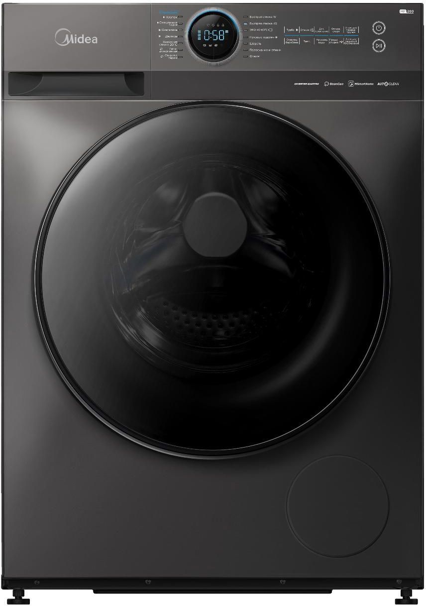 Стиральная машина Midea Mf200w90wbs/s-ru 59.5x85x53.5 см 9 кг цвет ...