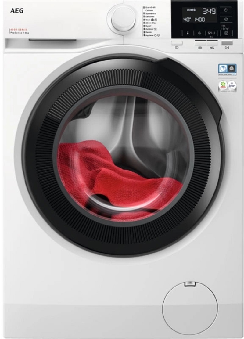 Изображение товара Стиральная машина AEG LFR61844BE фронтальная 8 кг 1400 об/мин белая