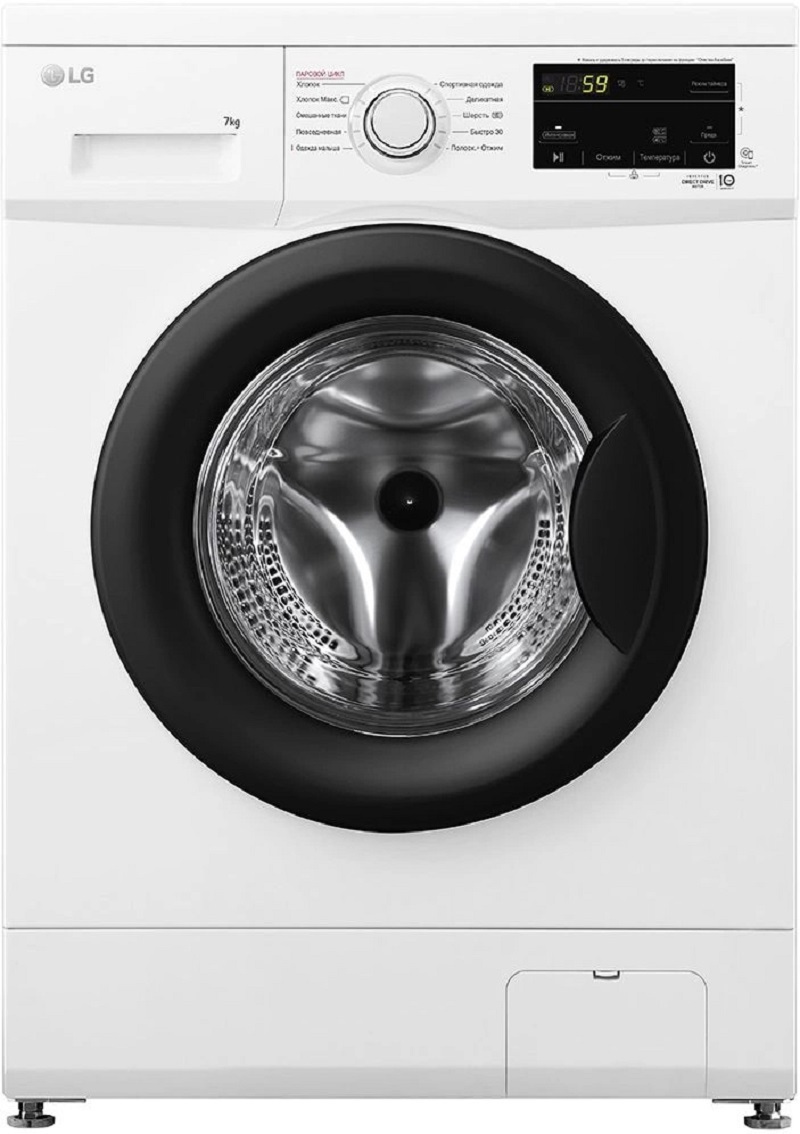 Изображение товара Стиральная машина LG F2J3HS8W 60x85x44 см 7 кг белая для дома
