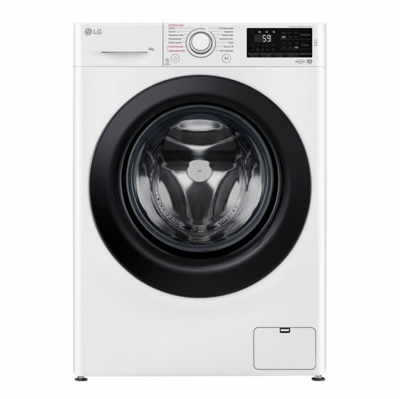 Изображение товара Стиральная машина LG F2M5NS6W 6 кг электроника и пар комфорт надежность