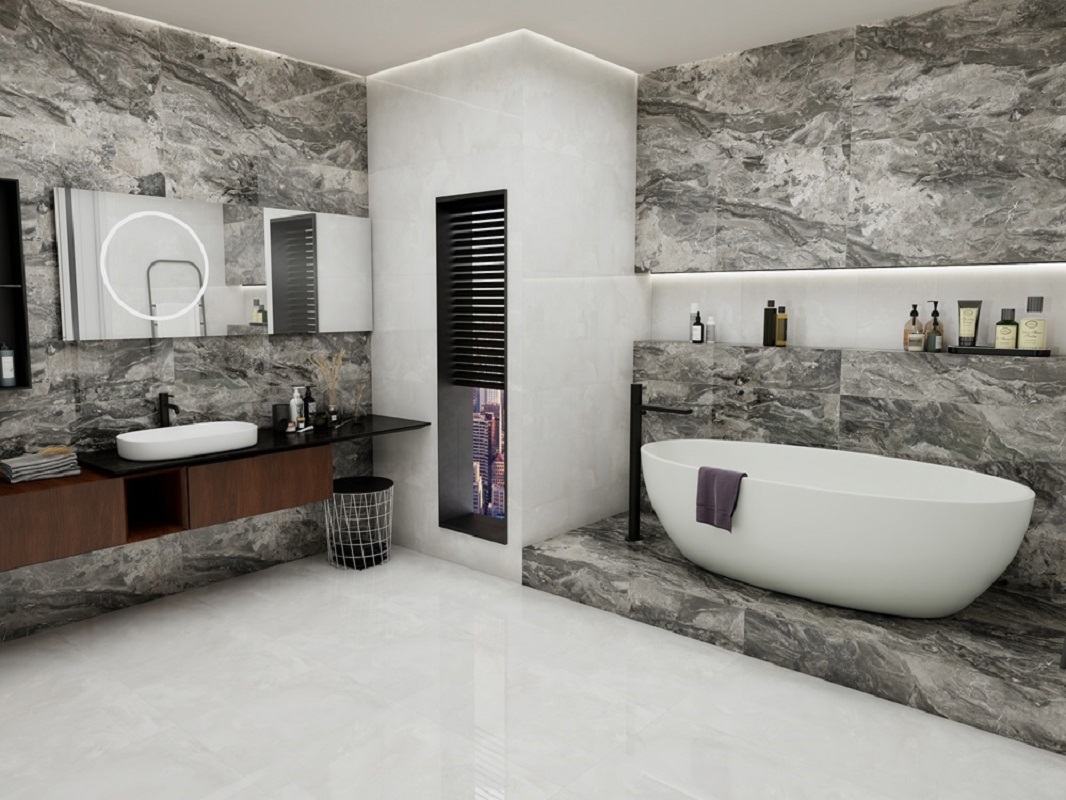 Изображение товара Керамогранит Zibo fusure Chengdu RP-215970 60x120см цвет серый