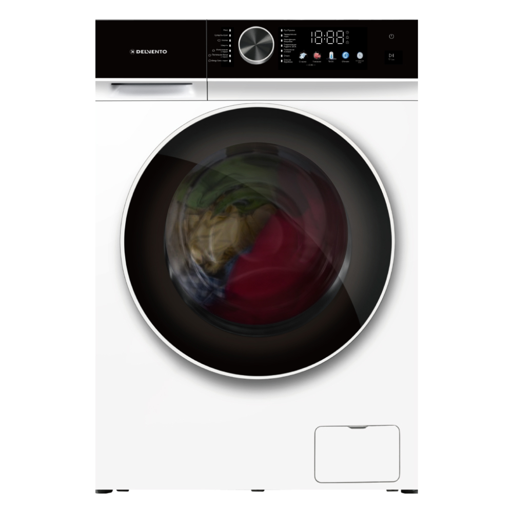 Изображение товара Стиральная машина DELVENTO VHC905 10 5 кг 14 программ пар обработка