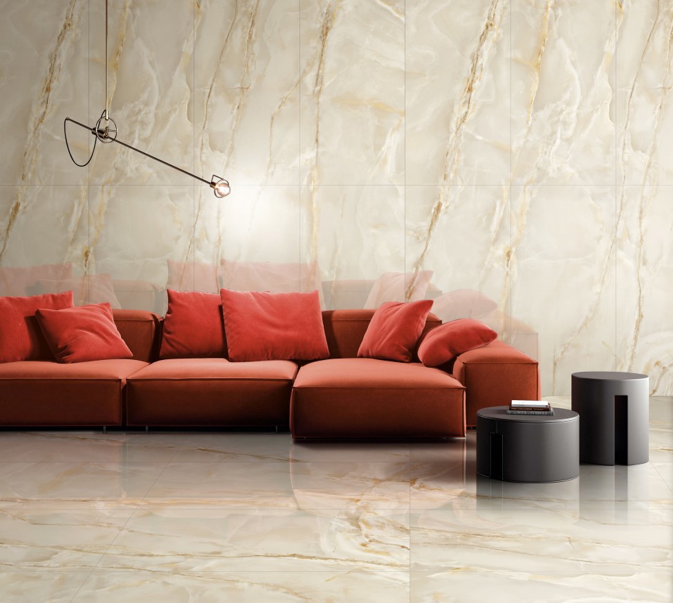 Изображение товара Керамогранит Best Ceramic Onice Amber Glossy 60x120 см бежевый